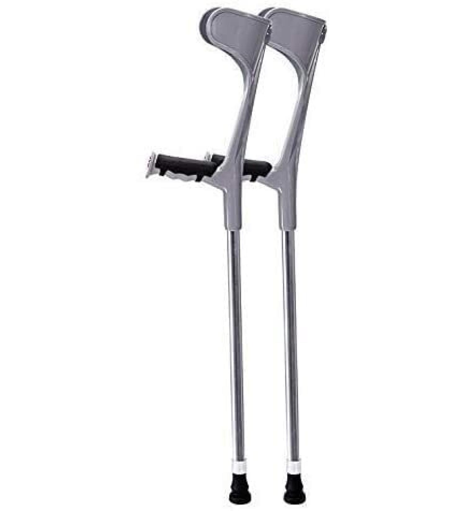 Forearm Crutches Adjustable Adult Crutches Forearm Crutches Lightweight Cuff Crutch Replaceable Rubber Tips Adjustable Double Crutches Black pairwalking Stick Lightweight Arm Crutch Journey - Buy Online on GoSupps.com