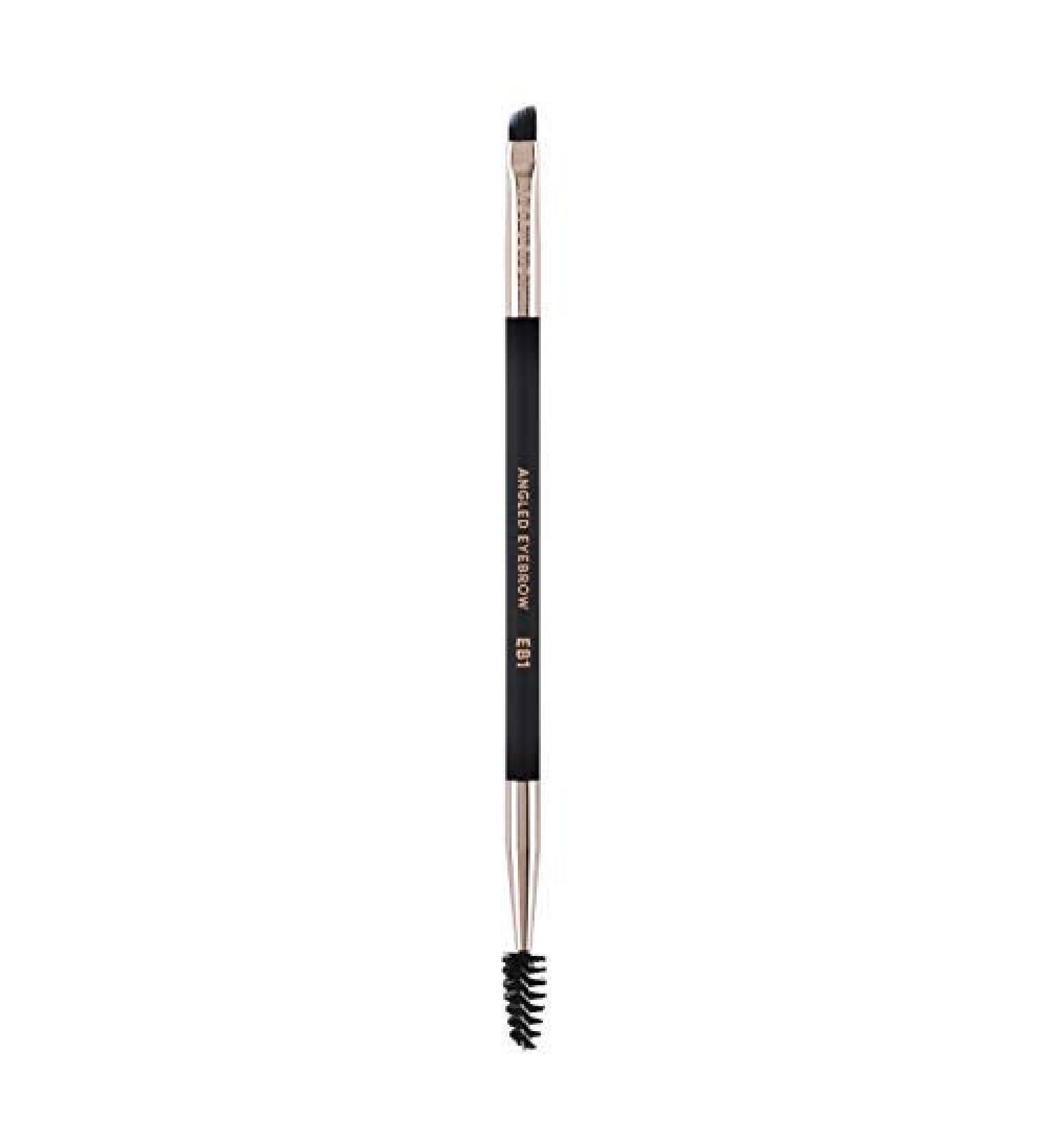 Profusion Cosmetics Dual-Ended Spoolie & Angled Eyebrow Brush Precision Application for Powders Waxes & Gels | International Shipping - Buy Online on GoSupps.com
