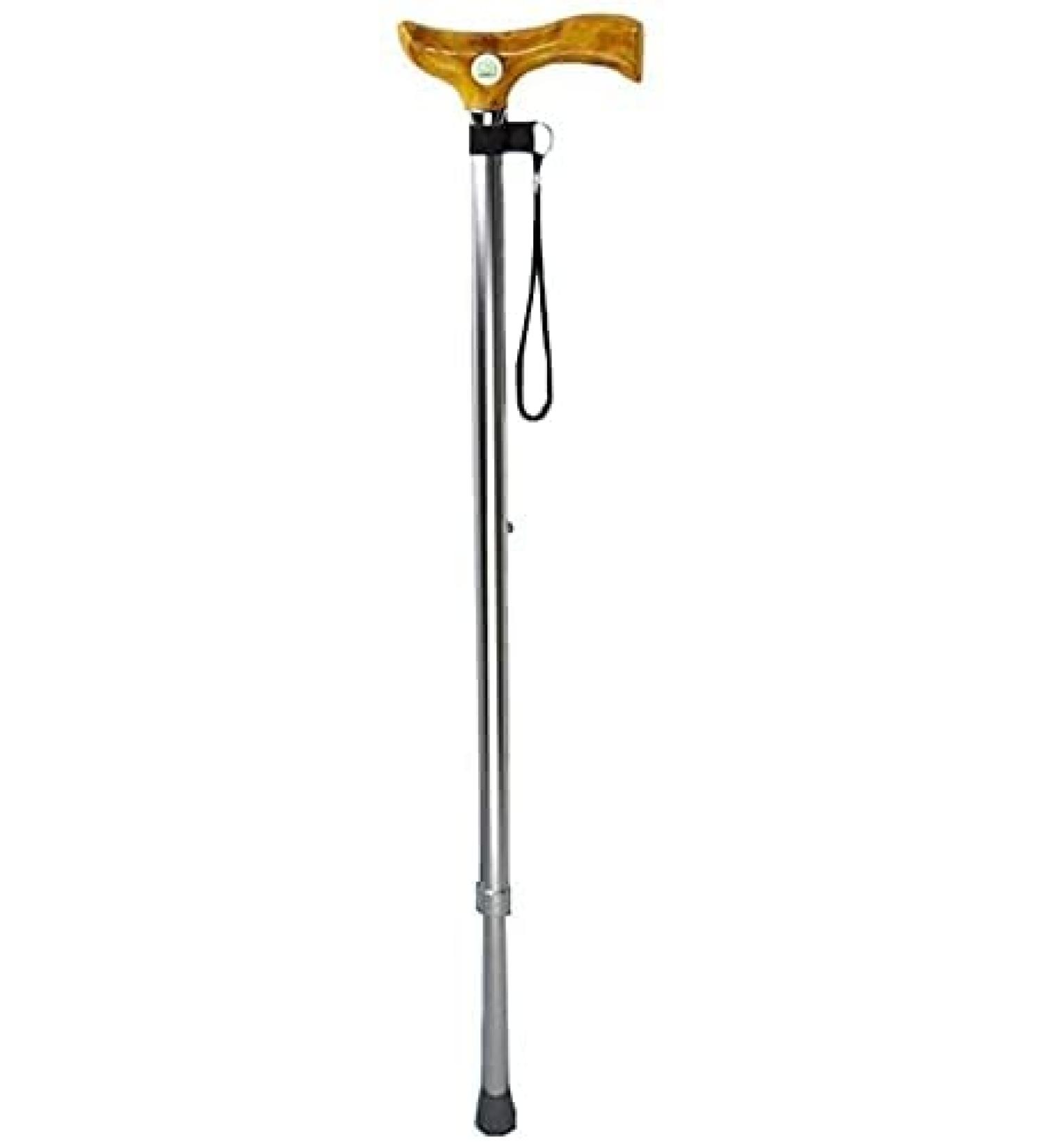 Canes Walking Stick Walking Cane Holder Walking Stick Crutch for Old Women Elderly Telescopic Stable Non Slip Lightweight Height Adjustable Silver Walking Sticks for Men Safehappy - Buy Online on GoSupps.com
