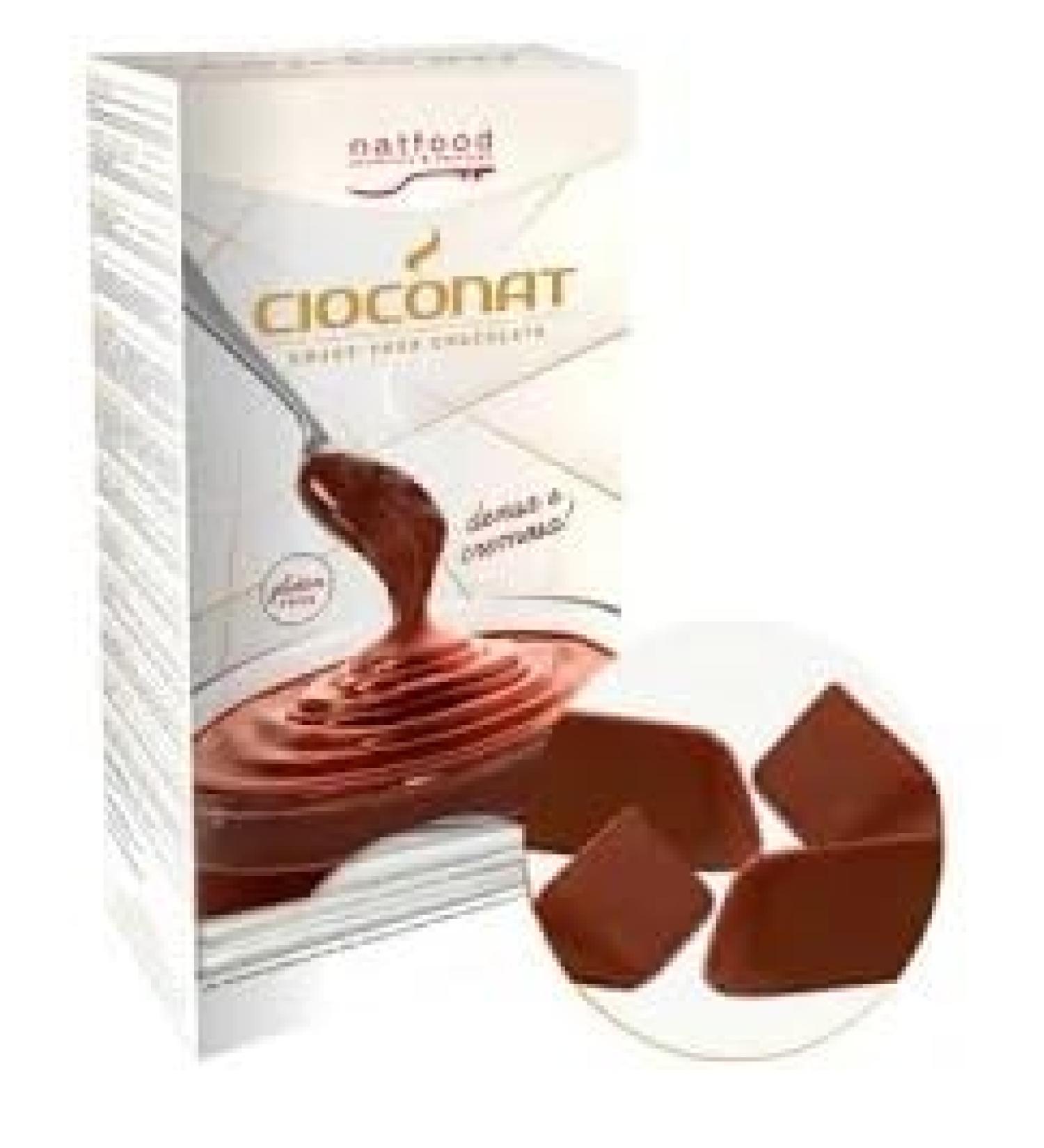 prepared in powder hot chocolate taste gianduia natfood box 36 sachet g 90