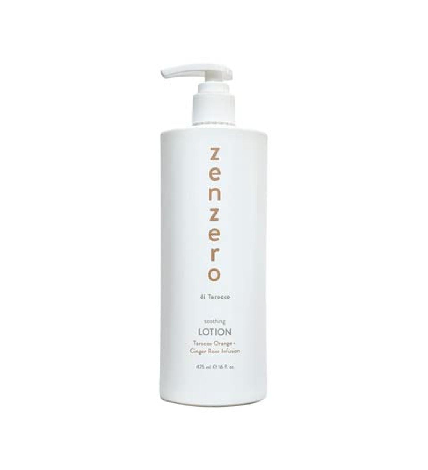 ZENZERO Soothing Body Lotion - Tarocco Orange & Ginger Root - Hydrating Citrus Moisturizer 475ml | International Shipping Available - Buy Online on GoSupps.com