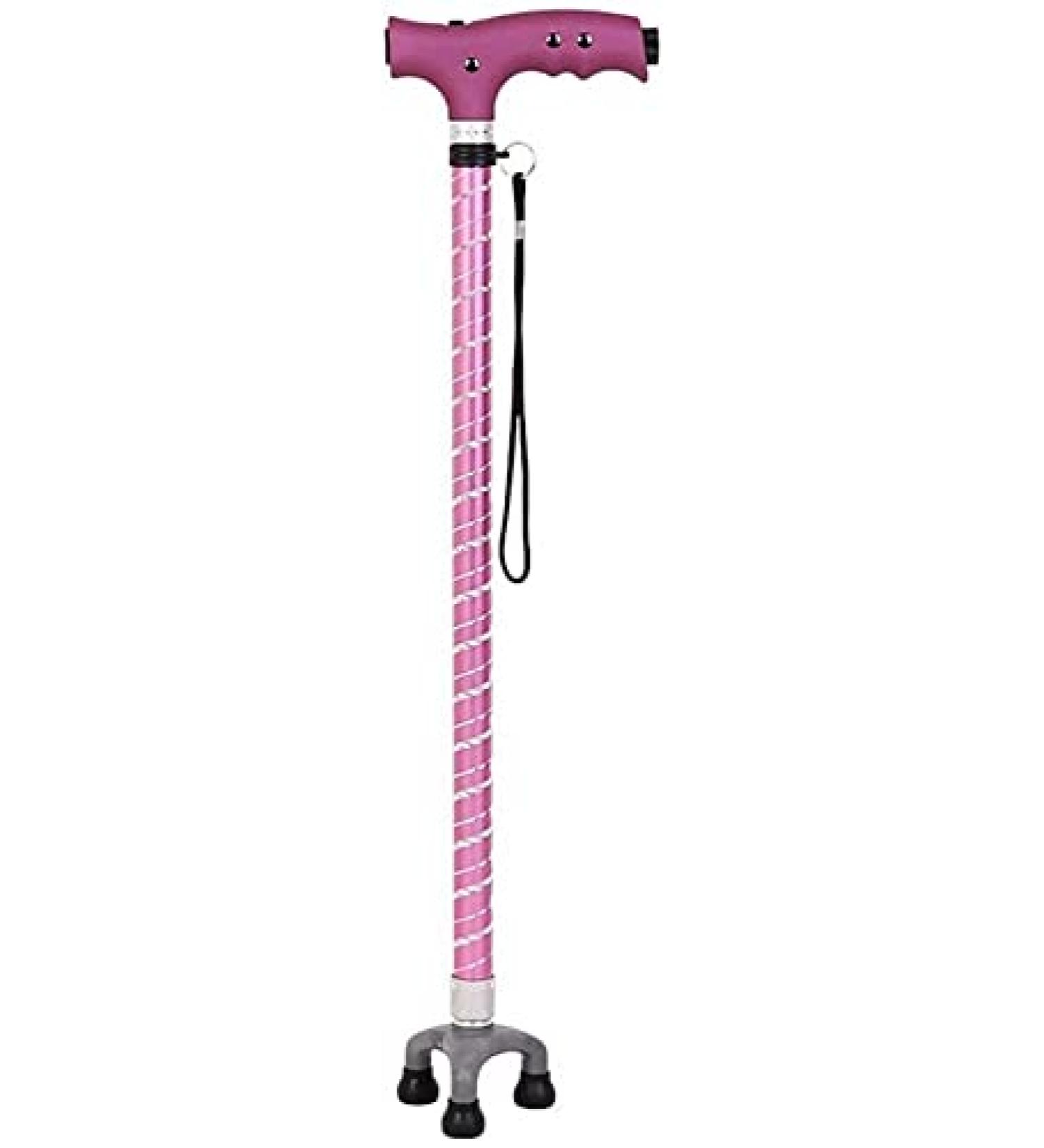 Walking Stick Walkers for seniors Cane Elderly Crutches Three Colors Small Three-Legged Multi-FunctioRetractable Walking Stick Adjustment Ra Run forward - Buy Online on GoSupps.com