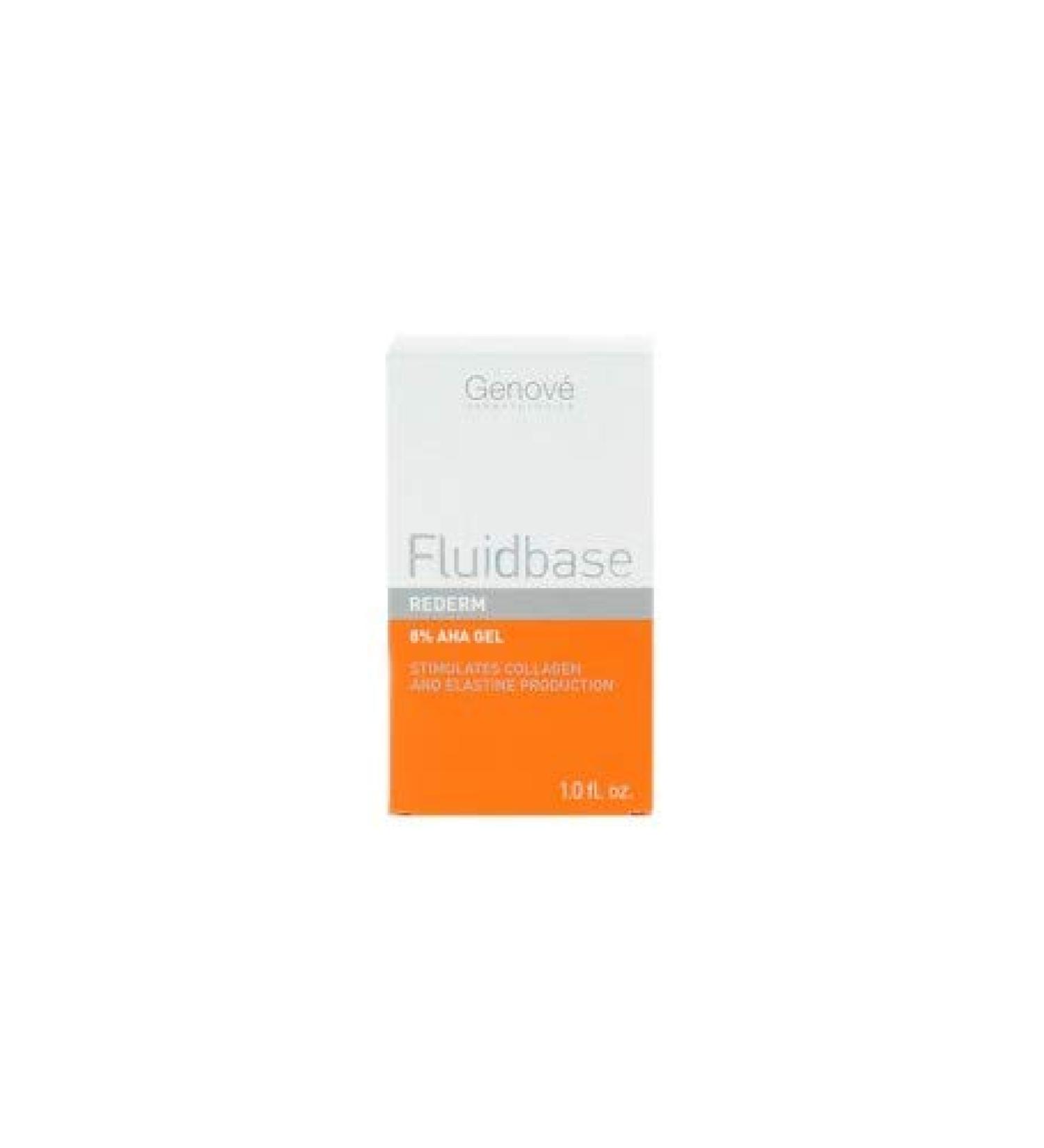 GENOV Fluidbase Gel Forte 8% AHA 30ml Moisturizer for Smooth Skin Reduces Dead Skin Cells Rich in Lactic Acid Ideal for Excess Keratinization - Buy Online on GoSupps.com