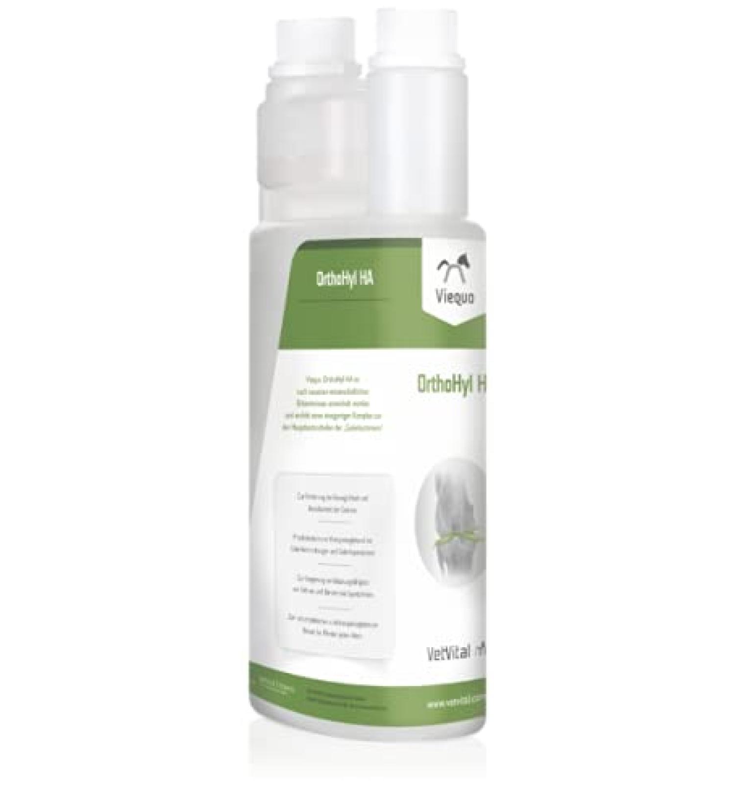 Vetvital Viequo Orthohyl HA for Horses - 1L Joint Supplement for Mobility & Resilience | Ideal for All Ages & Sports Horses - International Shipping Available - Buy Online on GoSupps.com