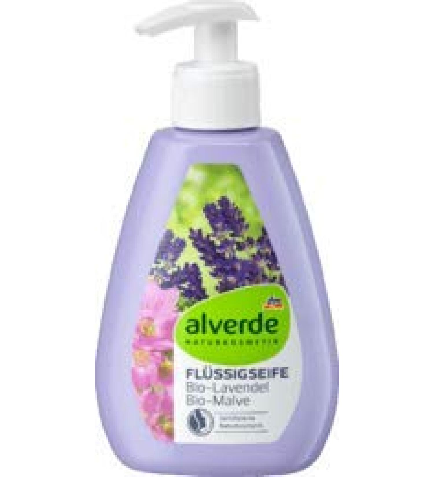 Alverde alverde Natural Liquid Soap with Lavender Malva 1 x 300 ml