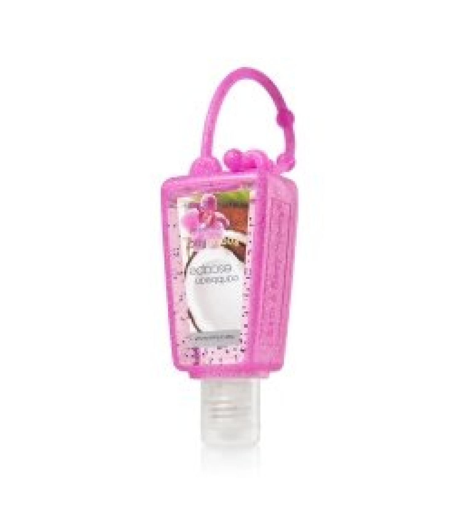 Bath and Body Works Pocketbac Holder Pink Glitter