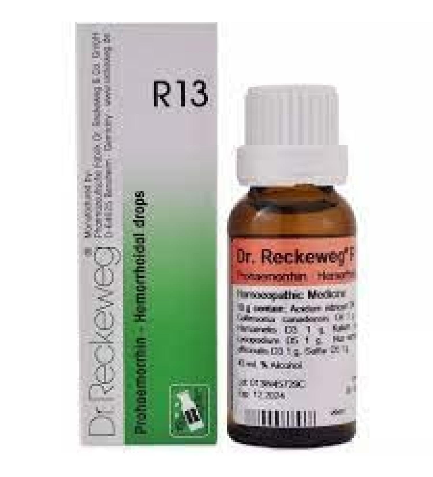 Dr. Reckeweg R13 Hemorrhoidal Drops 22 ml