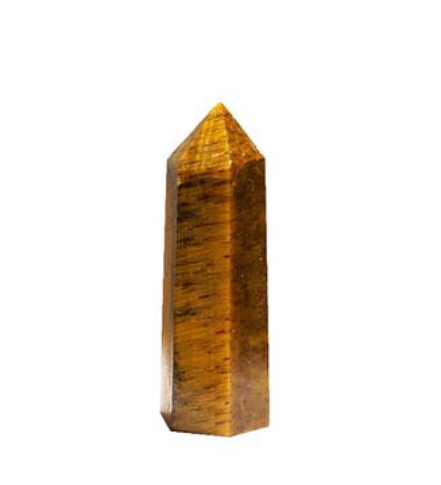 RC & Co.'s Tigers Eye CLEANSED with White SAGE by Reiki Energy Worker 2.5-3" Genuine Natural Tall Crystal Tower Crystal Wand Natural Stones for Healing Meditation Reiki Chakra Therapy - Buy Online on GoSupps.com