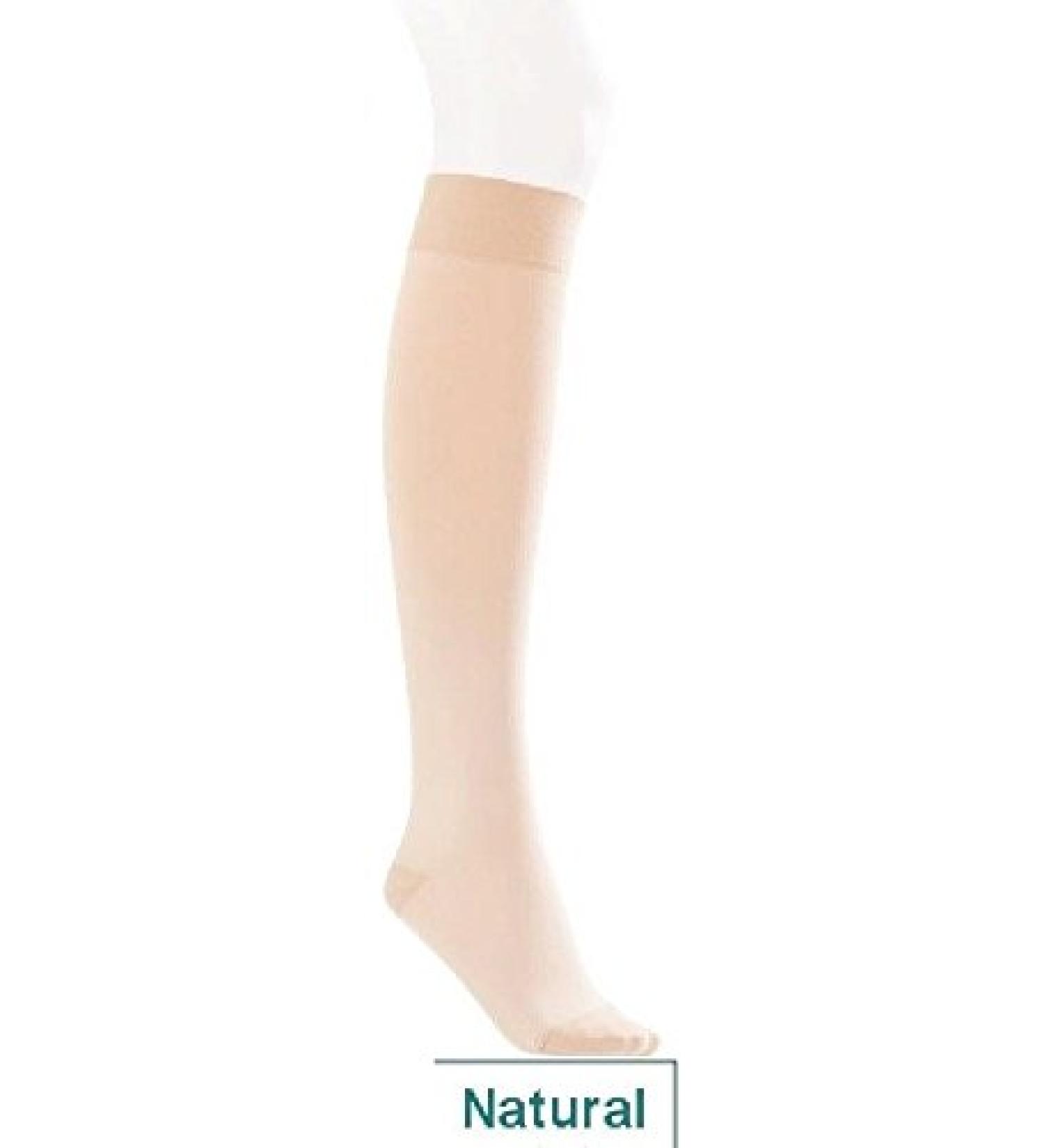 BSN Medical 115283 Jobst Opaque Compression Hose Knee High 30-40 mmHg Closed Toe Medium Natural
