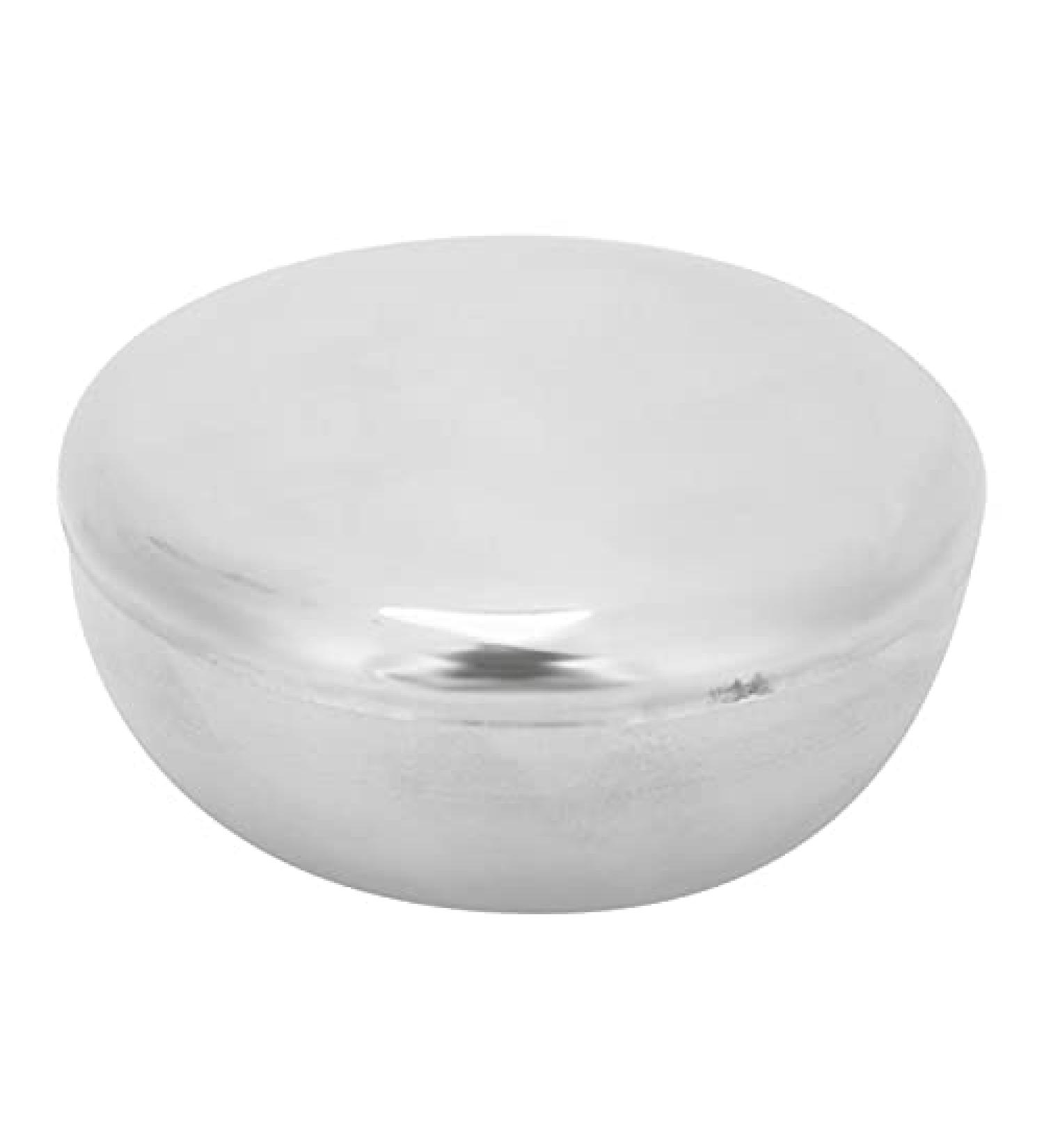 Men's Beard Shaving Bowl | Stainless Steel Soap Foam Cup & Dish with Lid for Perfect Shaving Care - Buy Online on GoSupps.com