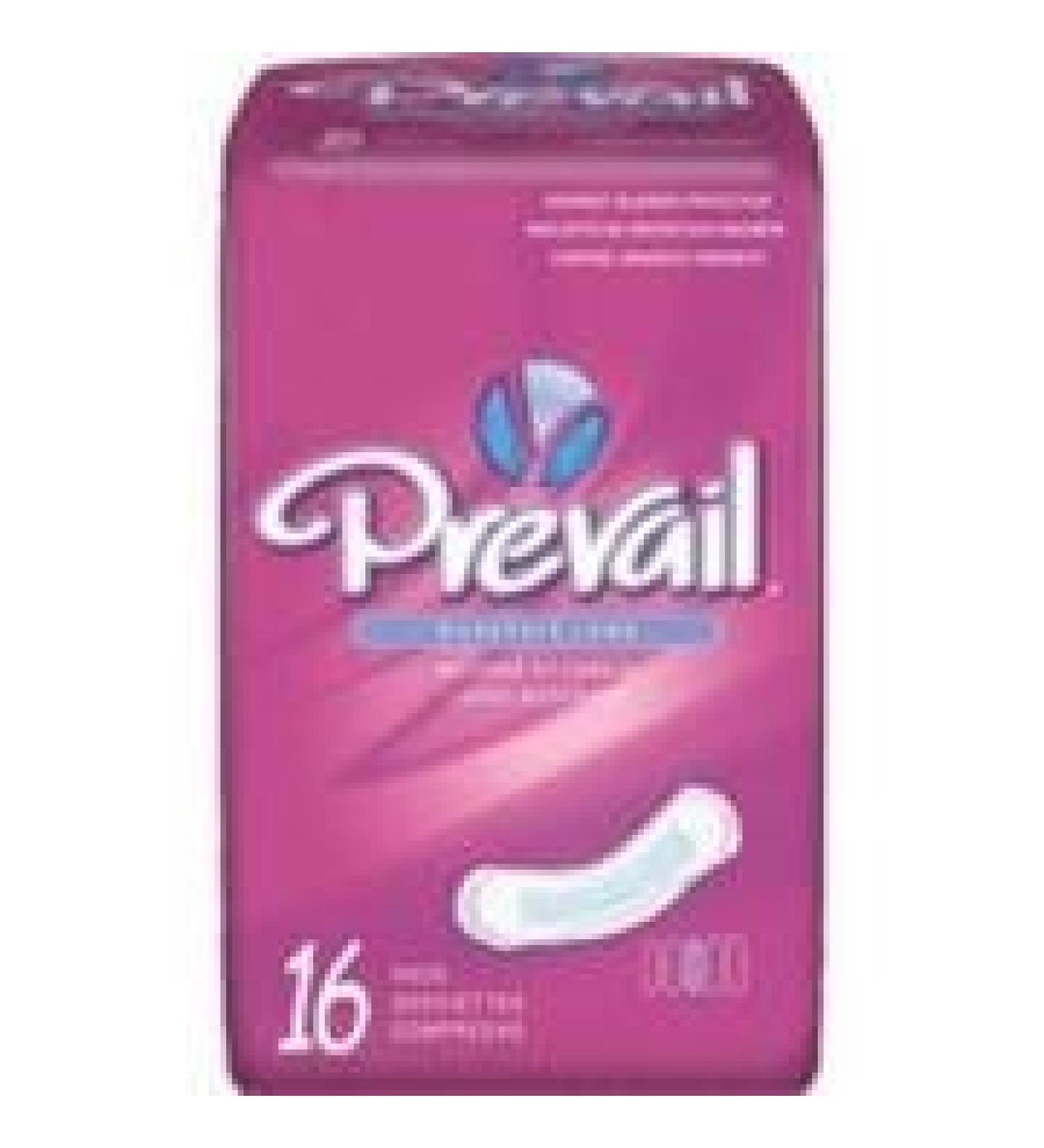 (Pack of 16) Prevail Bladder Control Pads Moderate Absorbency White by First Quality Model# BC013 (1 Pack of 16 Pads) 16 Count (Pack of 1) Moderate Absorbency - Long Length Pads