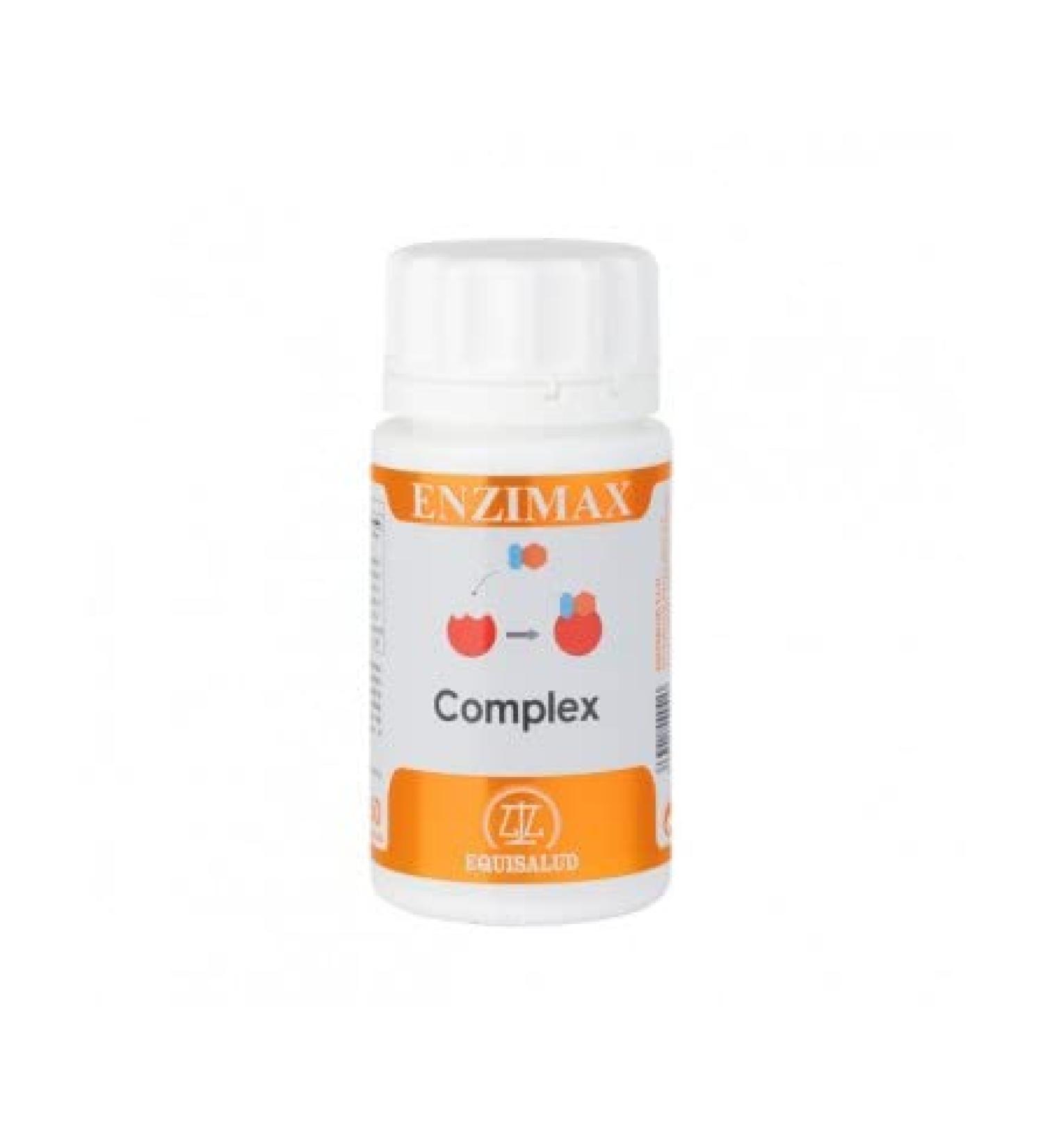 Equisalud ENZIMAX COMPLEX 50cap is a tablet that is easy to include in a regular routine It can be taken once or more times a day as advised The package contains 50 capsules of De