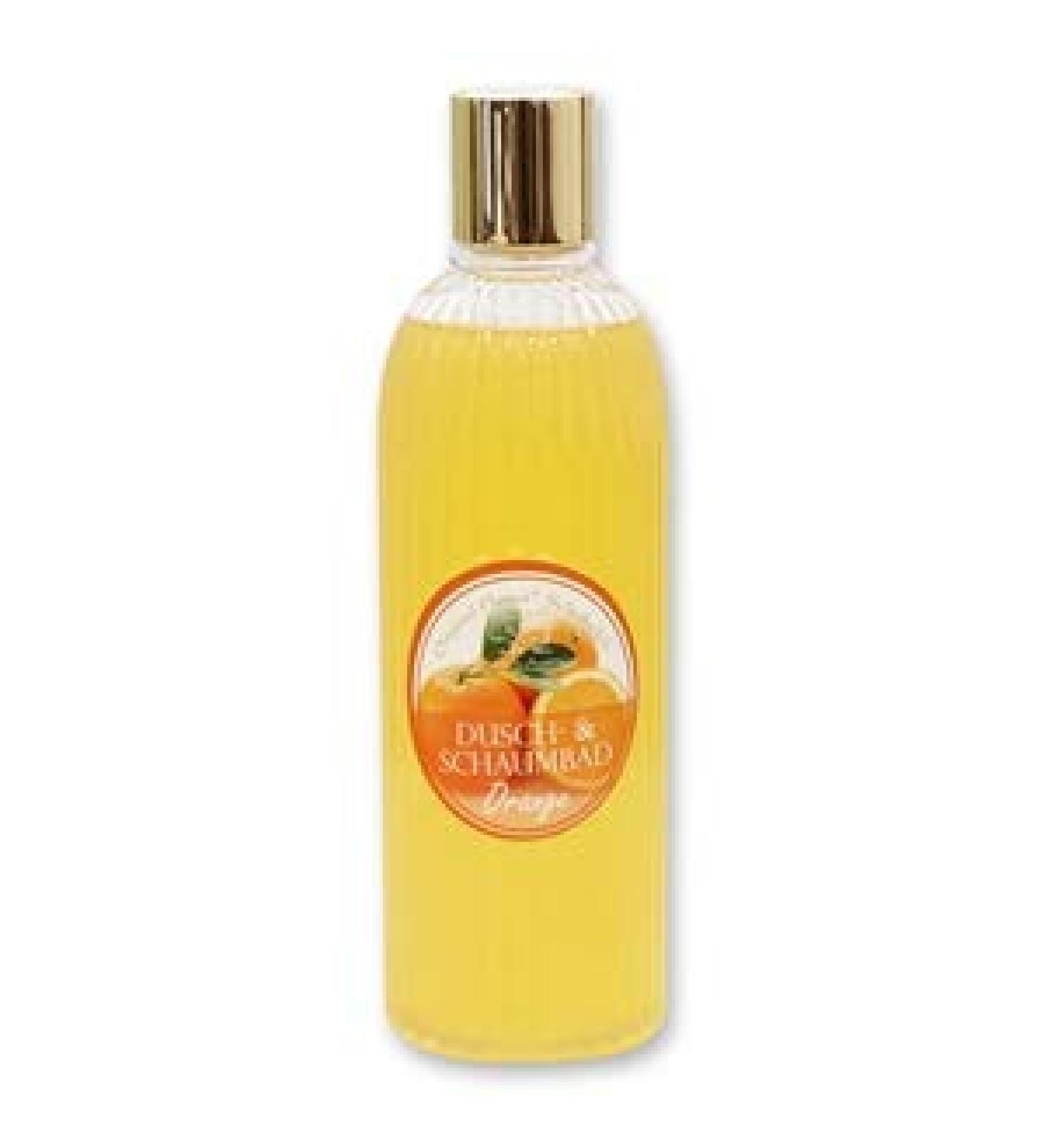 FLOREX Orange Shower & Bubble Bath with Sheep's Milk 330ml
