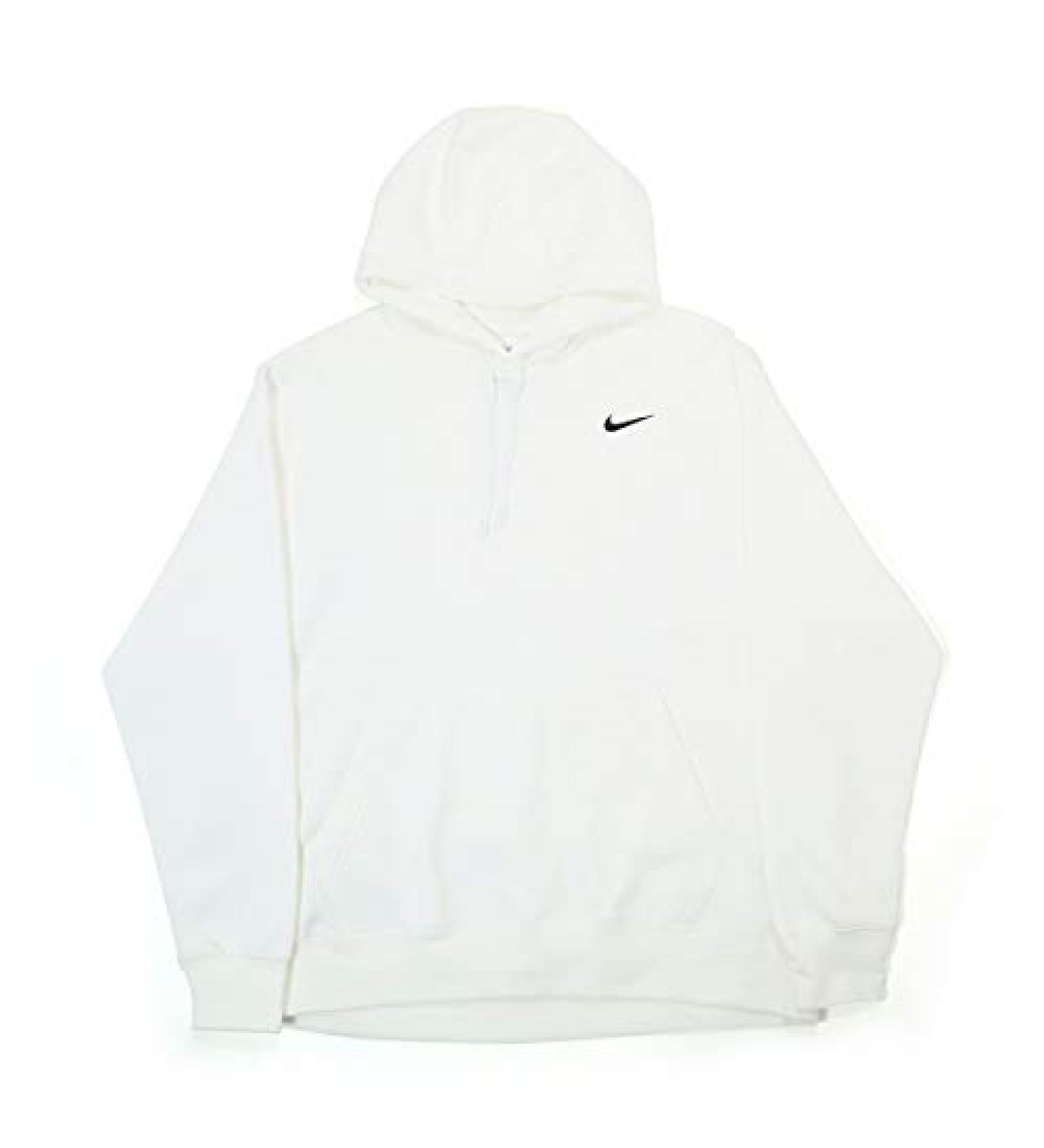 Nike Men's White Fleece Hoodie - Size Medium - Buy Online on GoSupps.com
