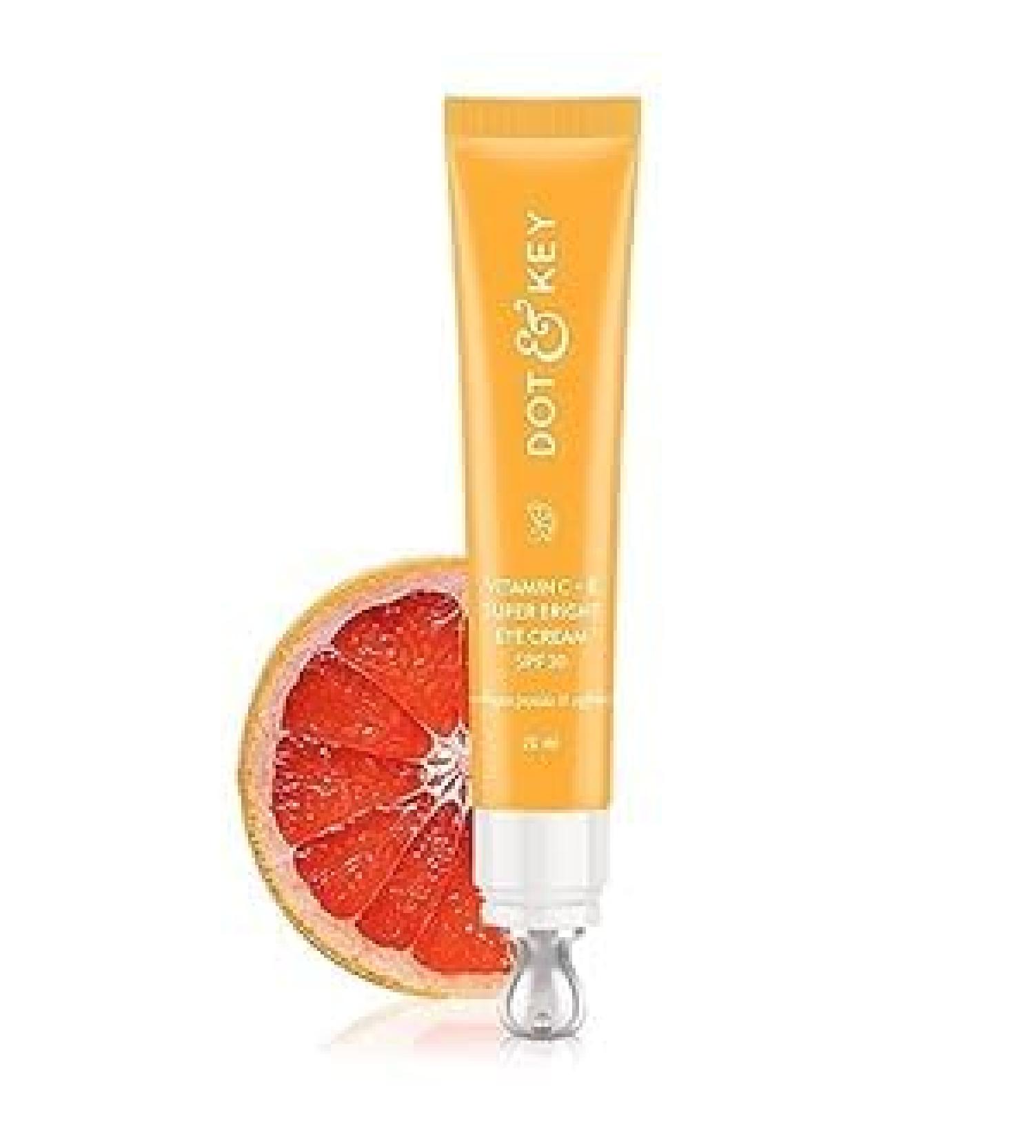 Do_t.&.Key Vitamin C + E Under Eye Cream - Brightens Dark Circles Reduces Puffiness & Boosts Skin Firmness | Global Shipping Available - Buy Online on GoSupps.com