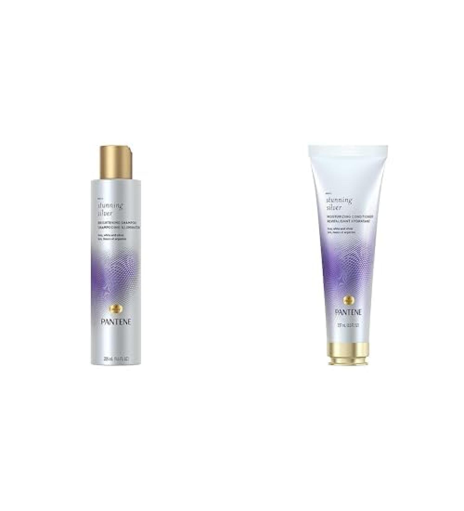 PANTENE PRO-V STUNNING SILVER PURPLE SHAMPOO & CONDITIONER PACK 285 ML EACH Shampoo and Conditioner Pack