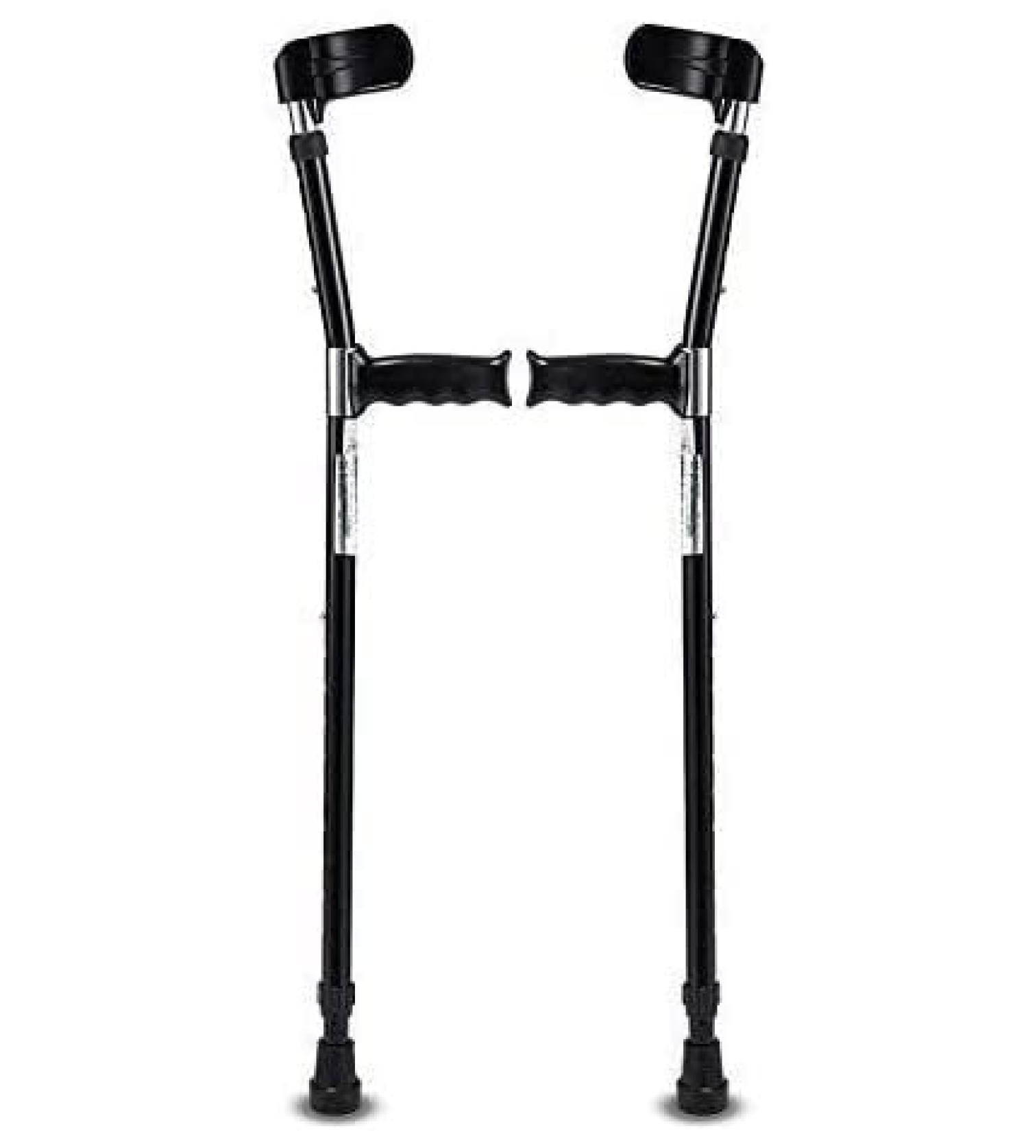 Forearm Crutches Adjustable Forearm Crutches Shock Absorbing Walking Stick Flexible Underarm Elbow Crutch Lightweight 10 Adjustable Rows with Comfortable Grip Lightweight Arm Crutch Journey - Buy Online on GoSupps.com