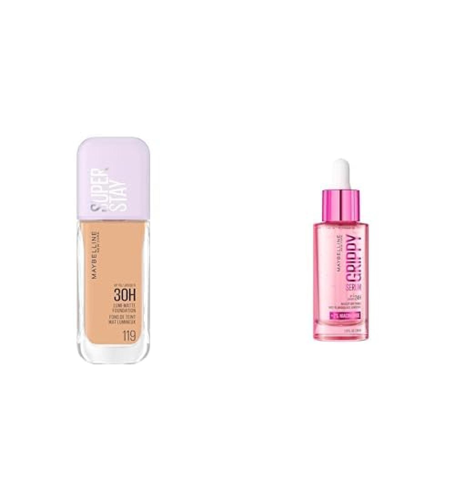  Maybelline Maybelline New York - Superstay Lumi Matte 119 - Foundation - 35ml set with Maybelline New York Grippy Serum Primer - 30ml - Buy Online on GoSupps.com
