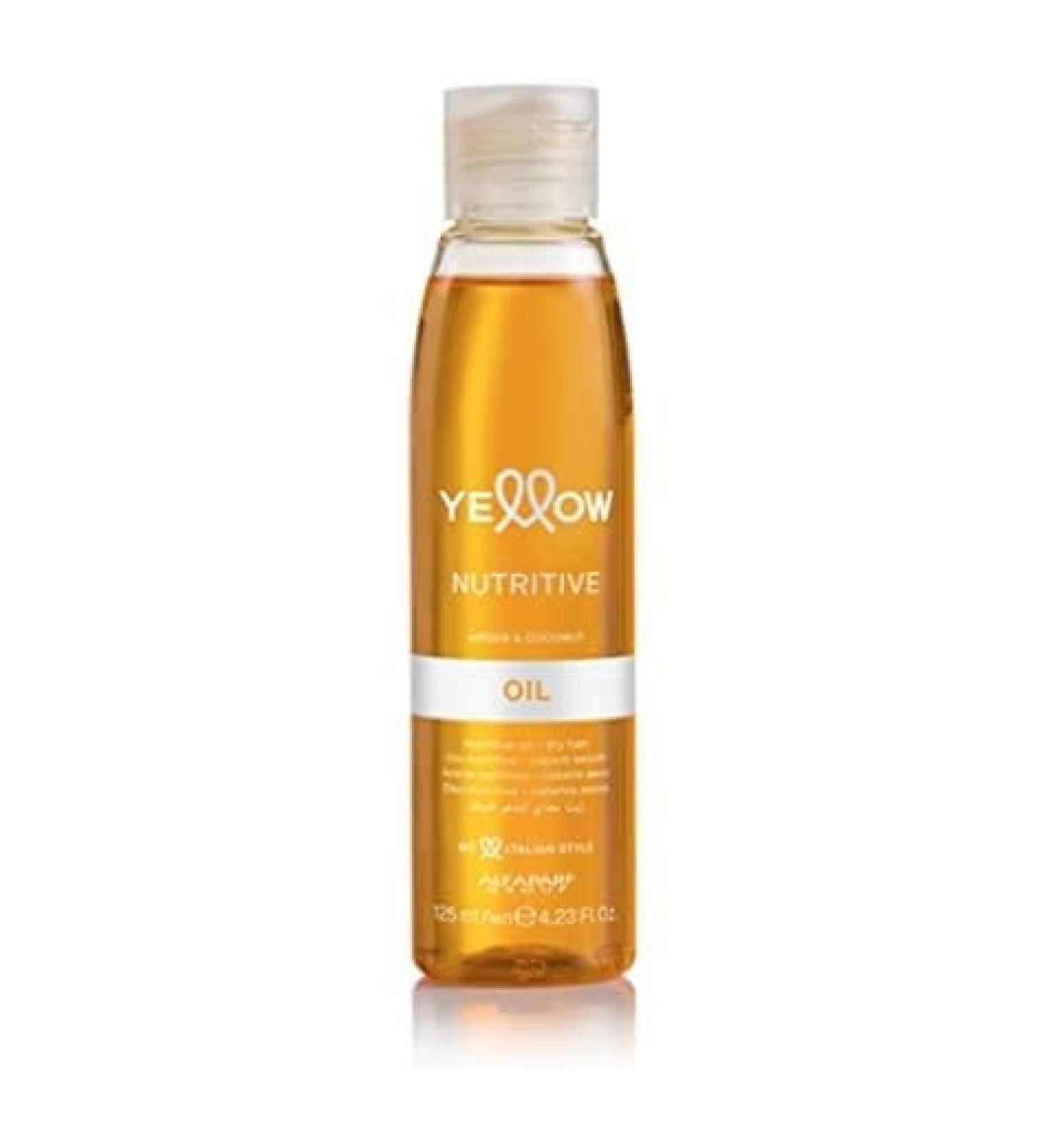 Yellow Curls Oil Alfaparf Groop 125ml Booster Anti Frizz for waves and curls