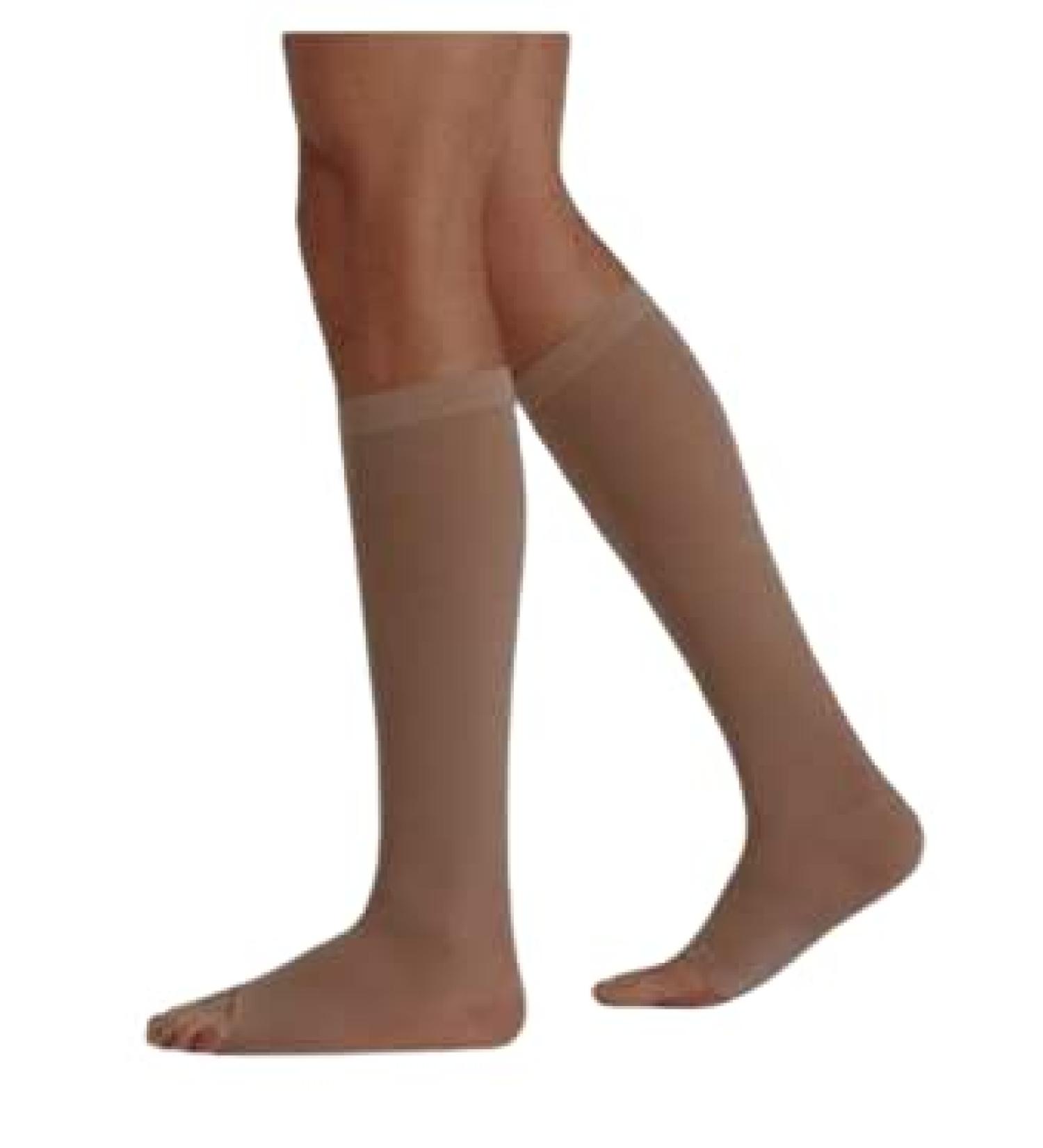 Juzo Dynamic Varin 3512 Knee Highs 30-40 mmHg Open Toe Silicone Band Black 3 Petite - Optimal Compression for Comfort - Buy Online on GoSupps.com