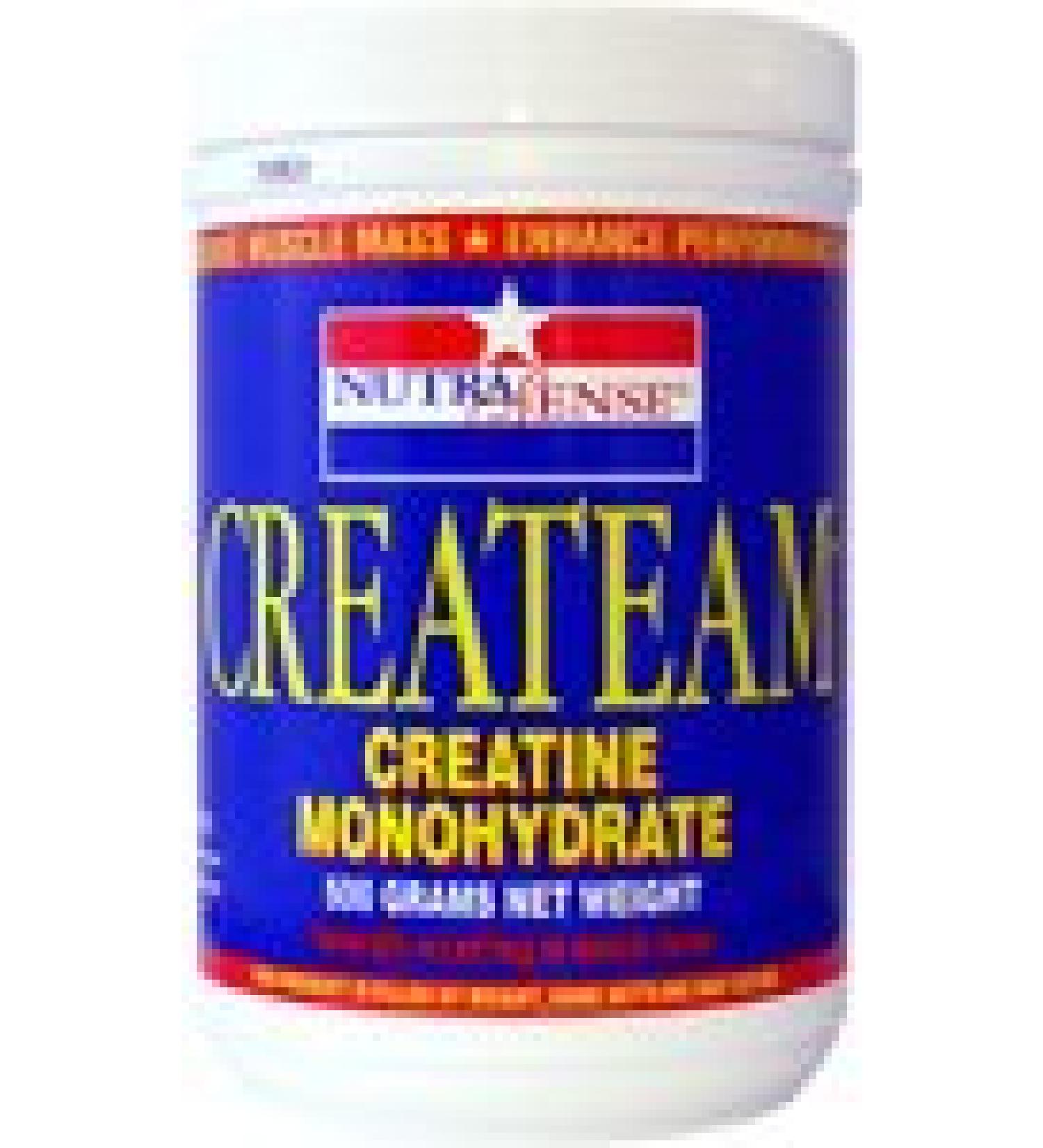 CREATEAM 500 Grams German Brand Creapure Creatine Monohydrate for Muscle Function Performance Strength & Recovery