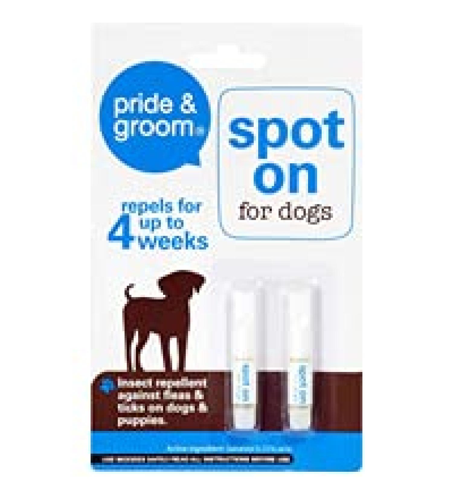 Dog Flea Tick Flee Repellent Treatment Up to 4 Weeks Spot on for Dogs & Puppies 1.6ml
