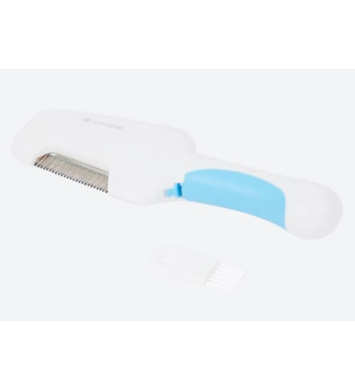 Peigne Poux - Lente - Electrique - Sans produits - Indolore - Impulsion Electrique - Pile non fournies - 098