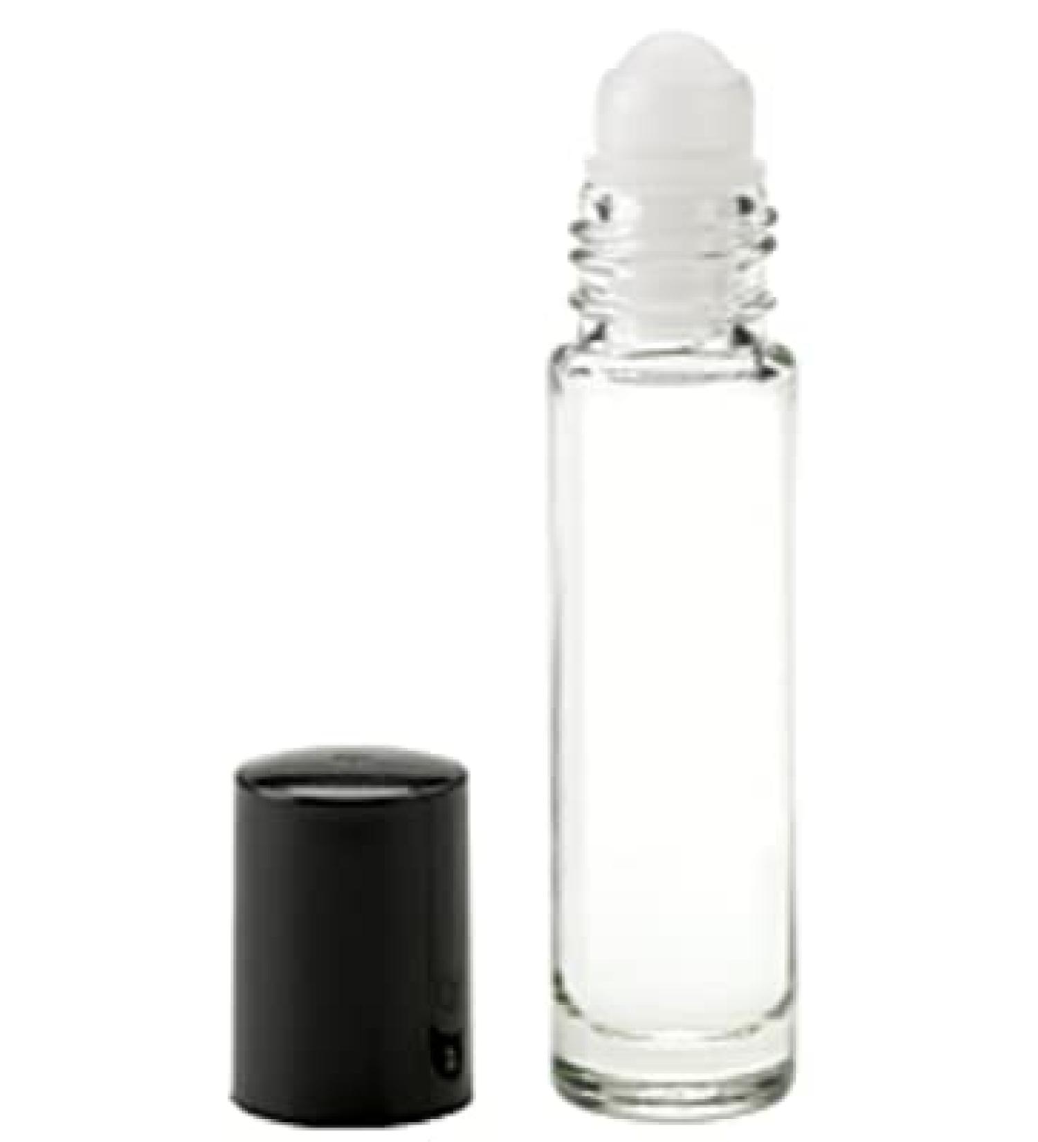Buy 8ml Clear Glass Roll-On Bottles with Black Caps - 144 Pack | Perfect for Essential Oils & DIY Projects | International Shipping - Buy Online on GoSupps.com