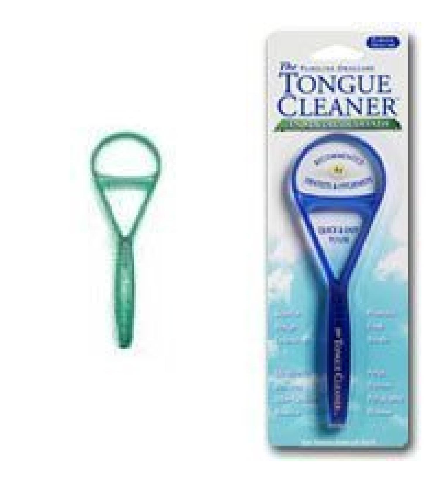 Tongue Cleaner - Green Plastic