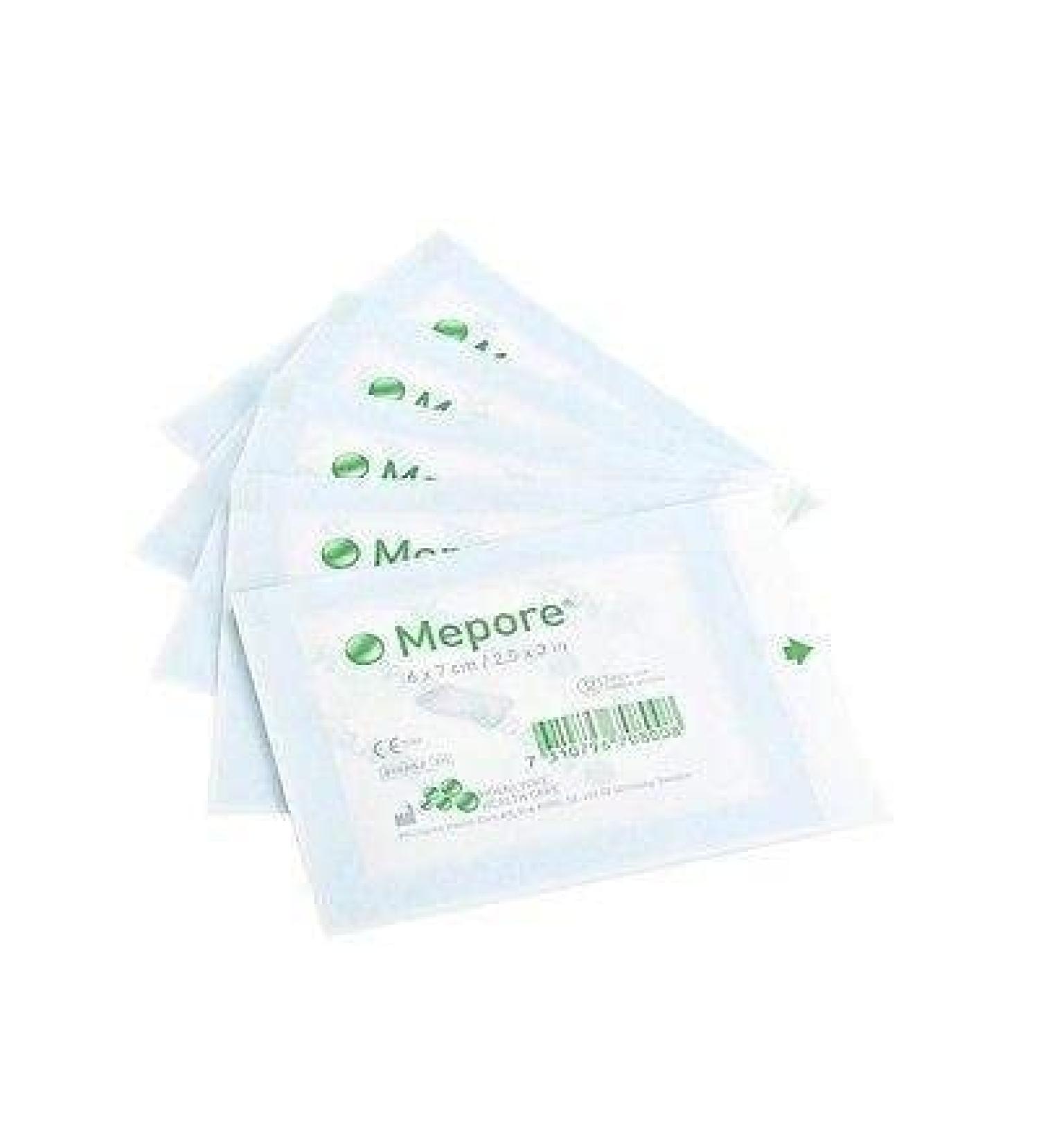 Mepore Sterile Absorbent Dressings 6cm x 7cm x10 Wounds Cuts Grazes 670800 10 Count (Pack of 1)