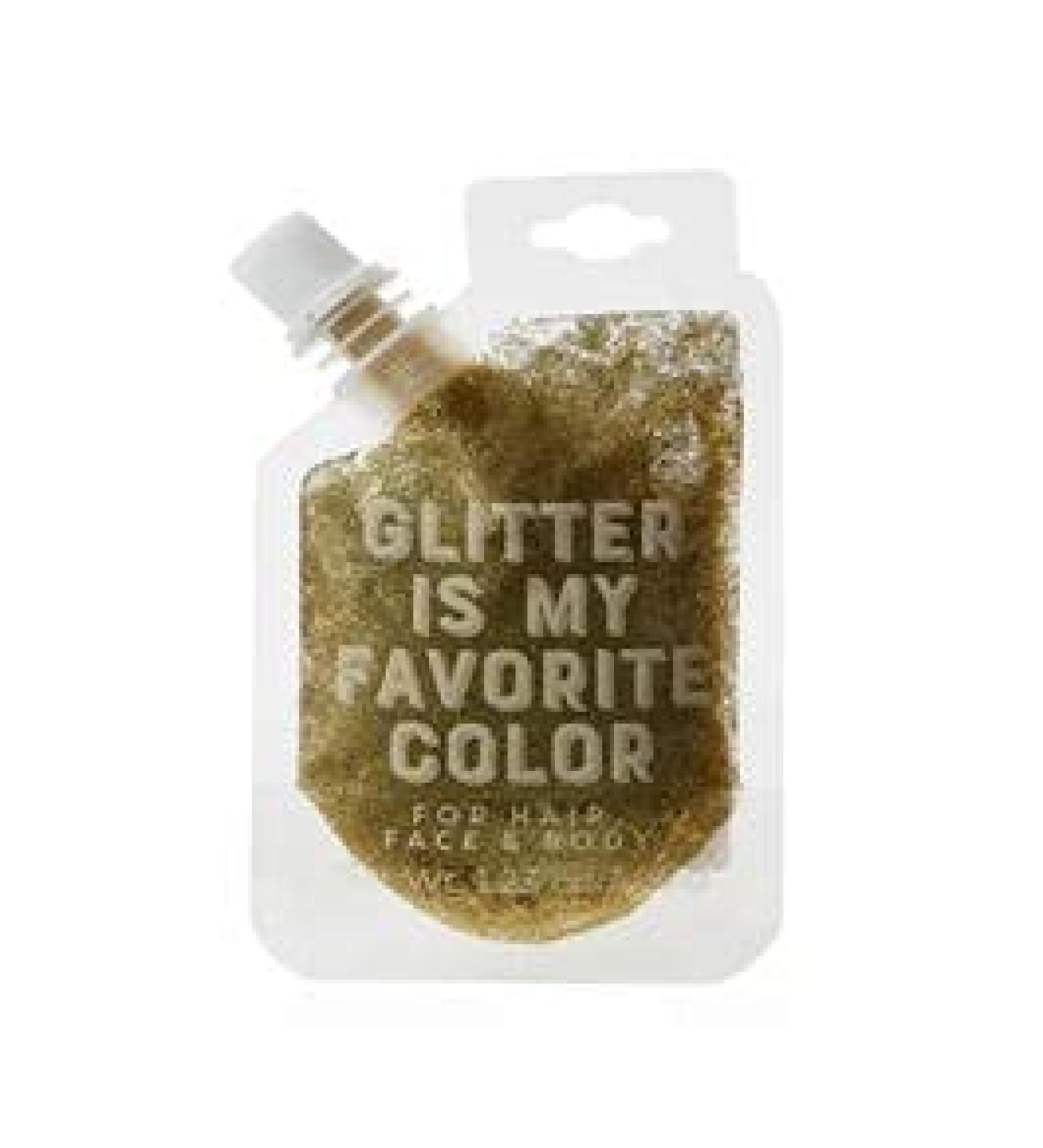 Mini Body Glitter Pouch (Gold) FB529