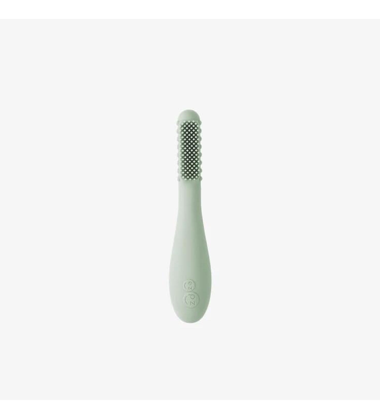 ezpz Baby-Led Toothbrush - Sage | Best for Infant Oral Care | International Shipping Available - Buy Online on GoSupps.com