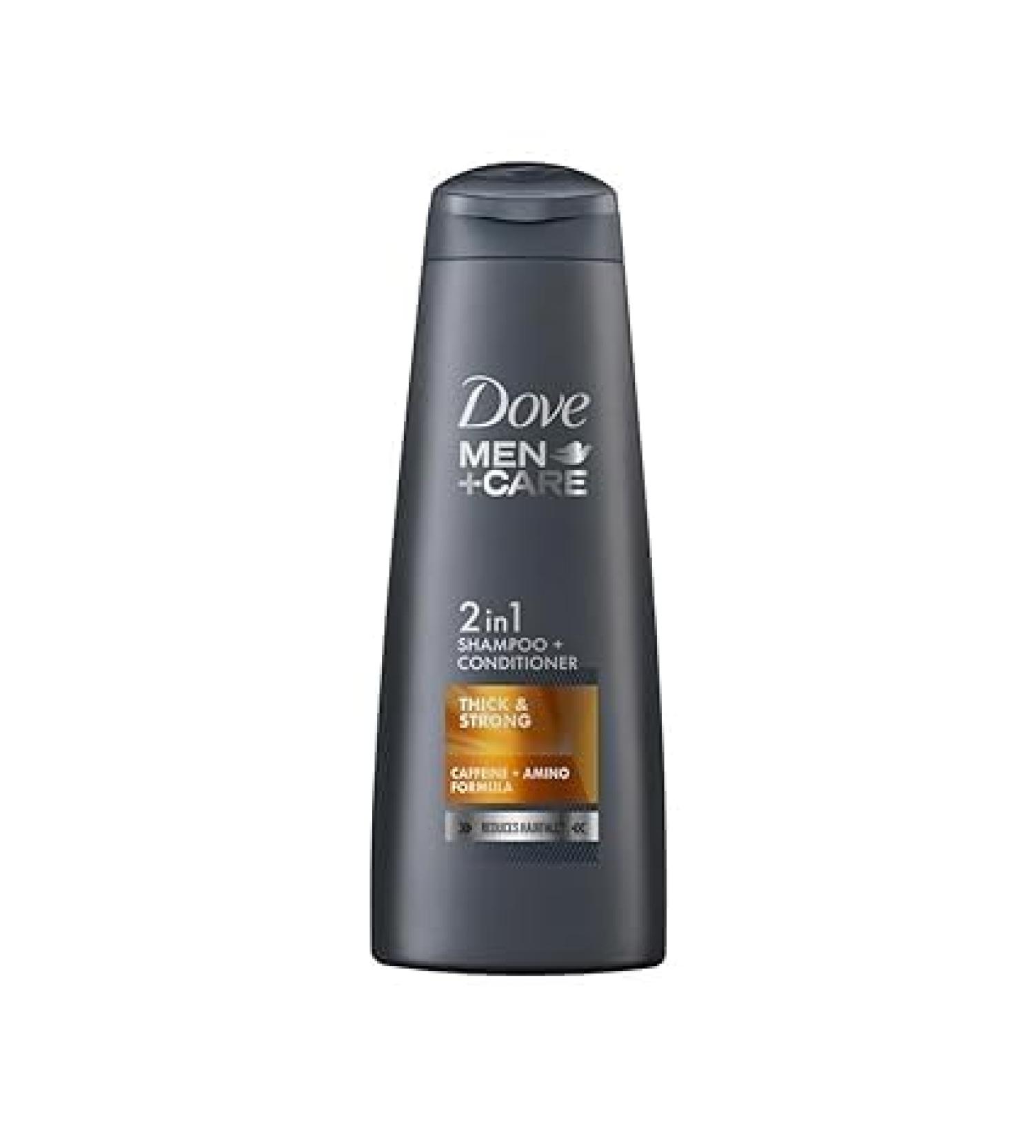 Do.vee Men+Care Thick & Strong 2in1 Shampoo & Conditioner - 340ml | Worldwide Shipping - Buy Online on GoSupps.com