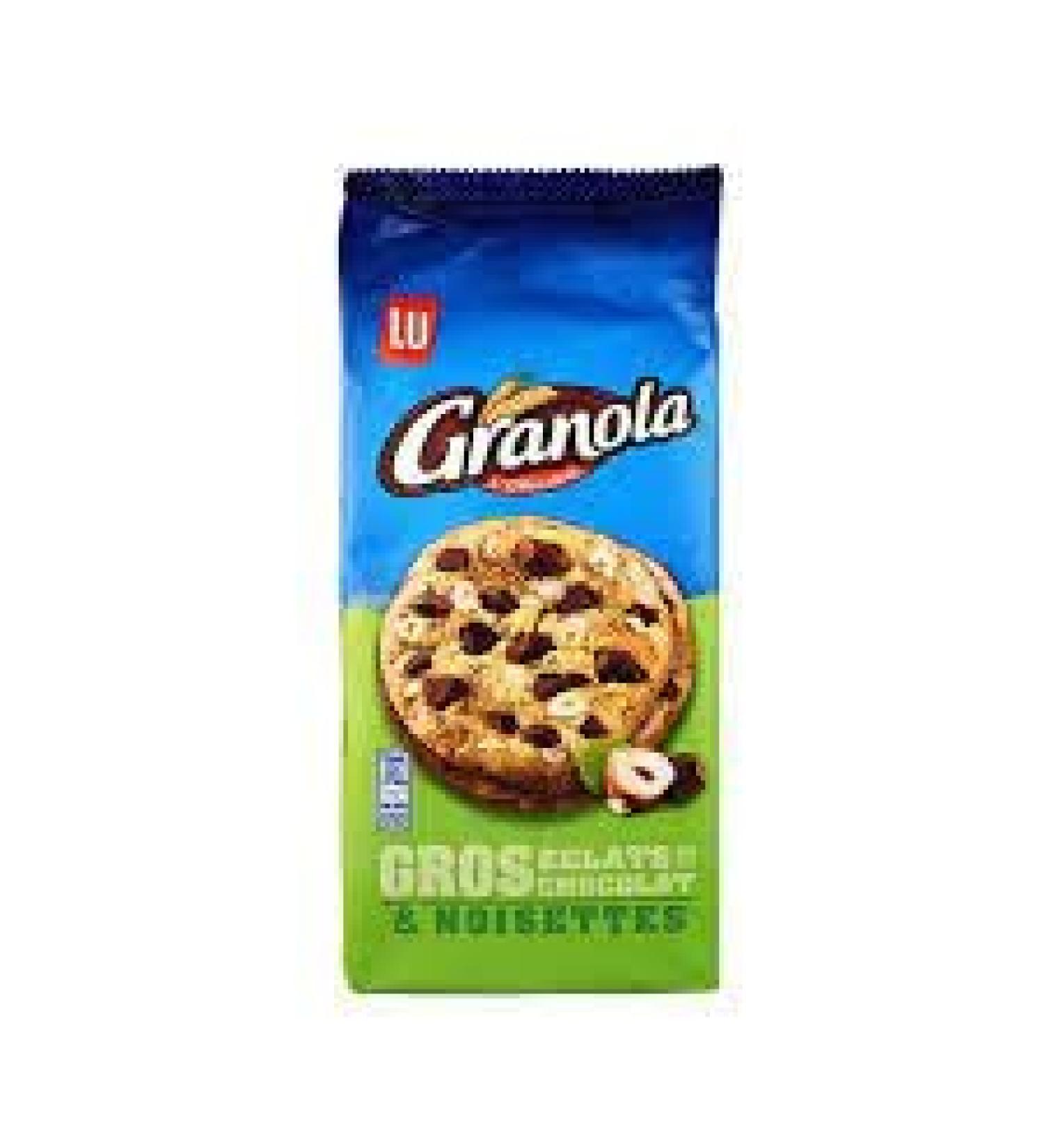 LU Granola Cookie Chocolat Noisette 184g (x10)