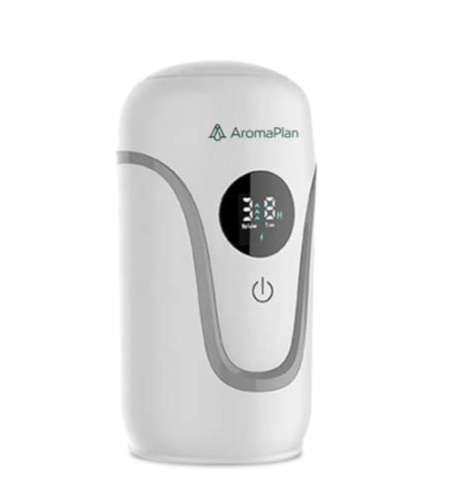 AromaPlan Portable Waterless Essential Oil Diffuser | 4 Mist Levels for 250 sq. ft. Room | Aromatherapy Scent Nebulizer for Office, Spa, Bedroom, Bathroom | White - Buy Online on GoSupps.com