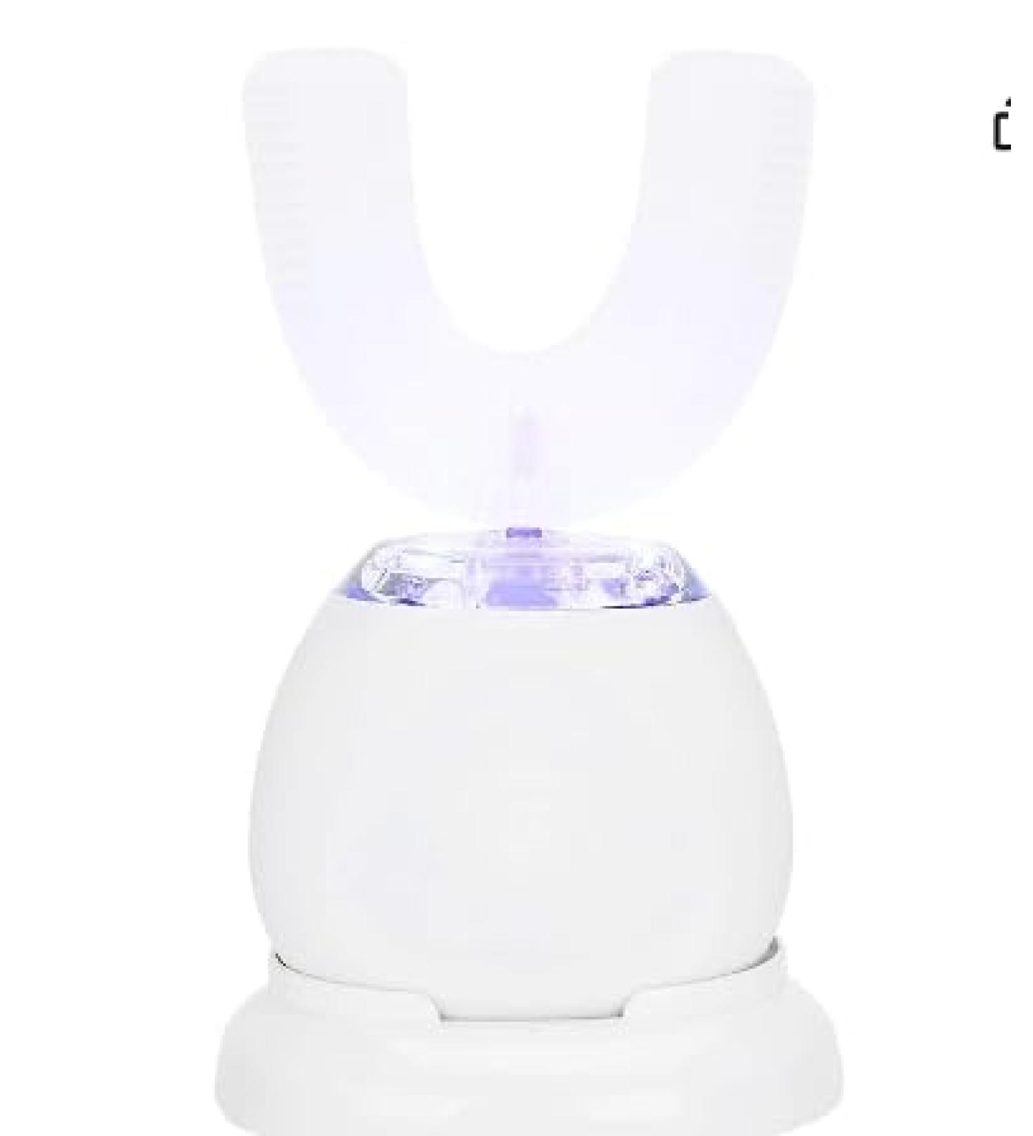 Mayeec Ultraschall Auto Zahnb rste 360 Automatische Zahnb rste f r M nner 360 Auto Zahnb rste Elektrische Zahnaufhellungsb rste 360 Schallzahnb rste f r Erwachsene mit Timer White