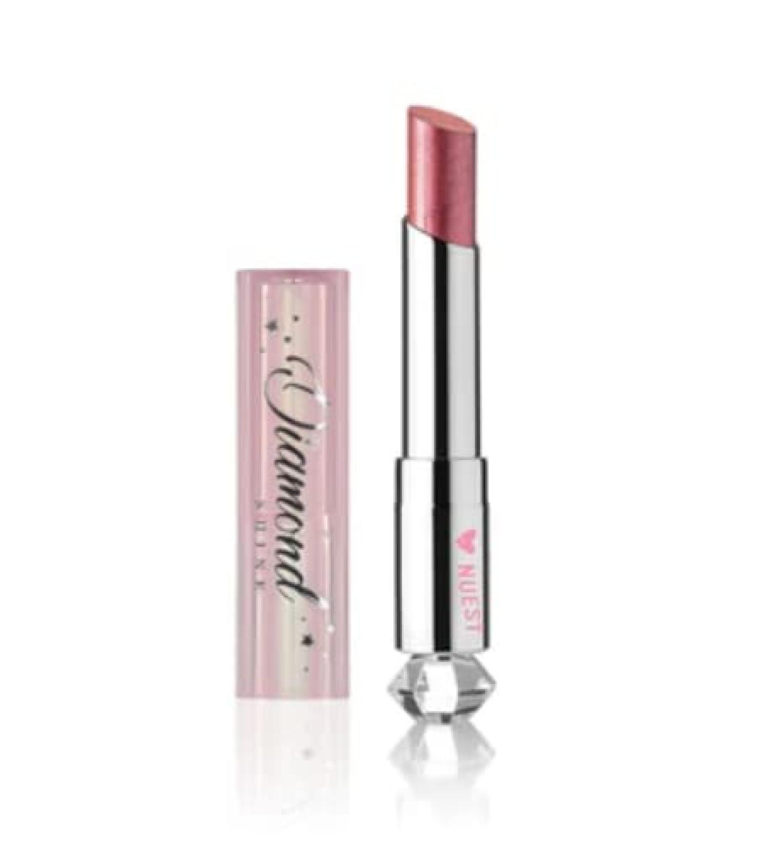 Nuest Diamond Shine Metallic Lip Color with Vitamin E | Easy Application, High Pigment, Full Coverage in 8 Glittery Shades | Cruelty Free, Vegan | Copper Shimmer - Buy Online on GoSupps.com