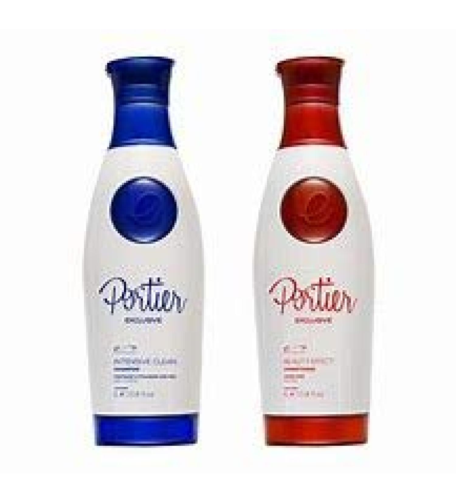 Brazilian Keratin Smoothing Portier Exclusive Blowout Hair Progressive Brush VIP Shampoo & Mask (FORMOL-FREE) 1 L each