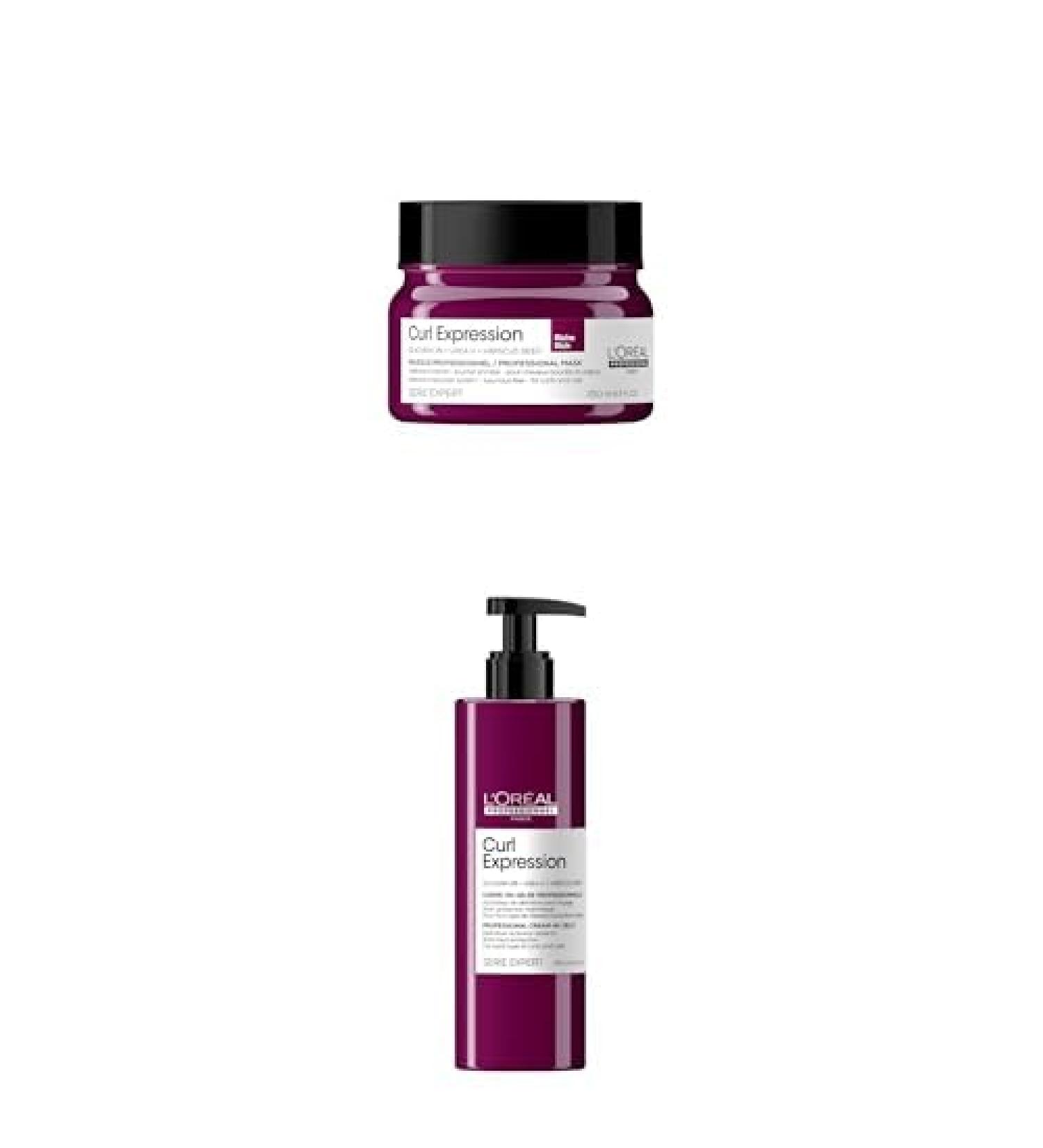  L'Or al Professionnel Paris L'Or al Professionnel Routines Curl Expression Kinky Hair Anti-Residue Shampoo Intensive Moisturizing Rich Mask Cream-in-Jelly Leave-In Reviver Care - Duo Trio Quartet - Buy Online on GoSupps.com