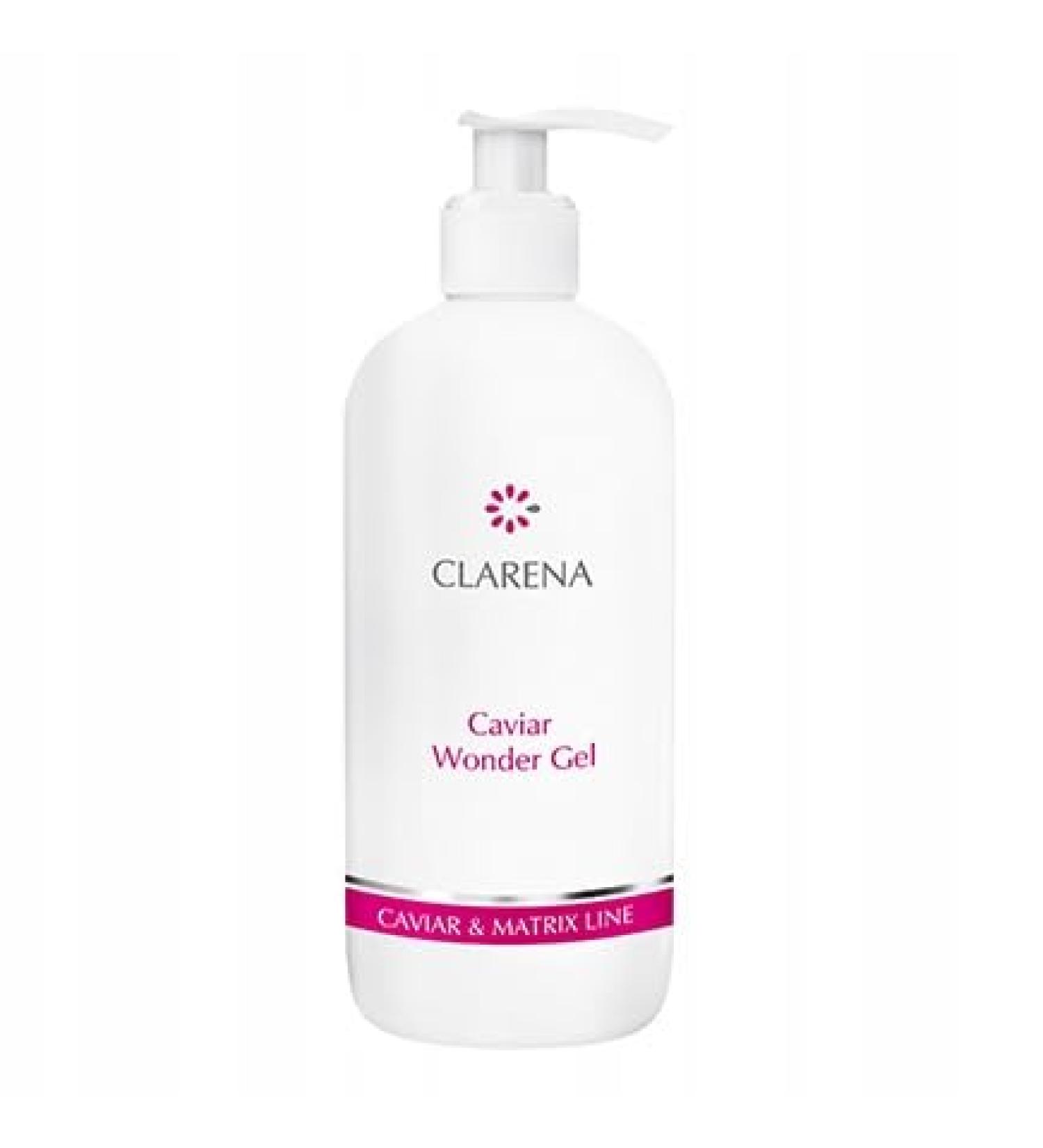 Clarena Caviar shower gel for body and hands 500 ml Caviar Wonder Gel caviar extract glycerin moisturizing gel daily skin care shower gel - Buy Online on GoSupps.com