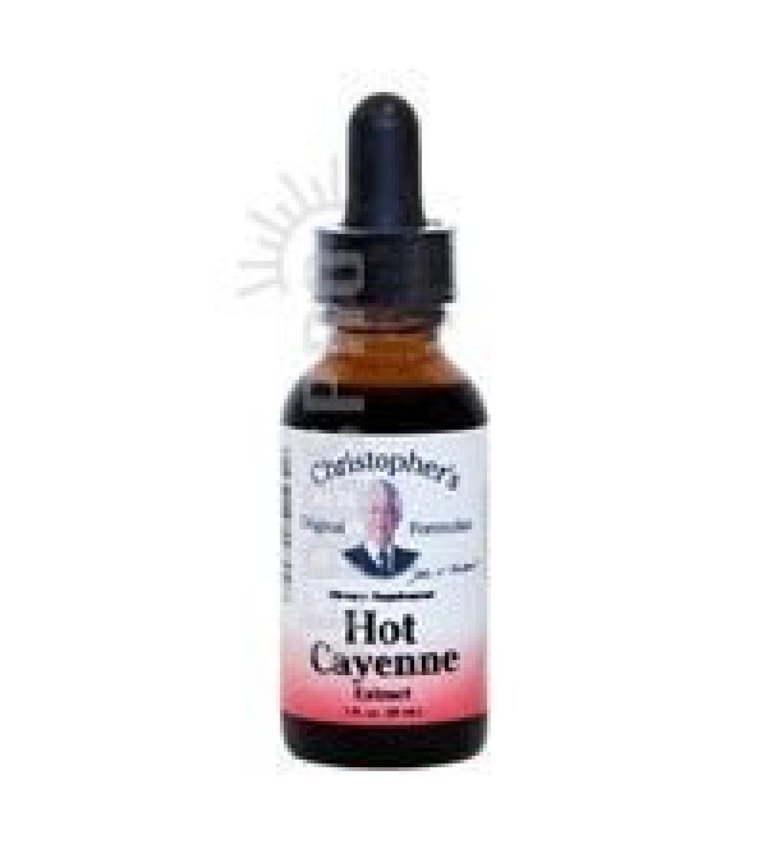 Dr. Christopher'S Formulas Pepper Ext Hot Cayenne 1 Fz4