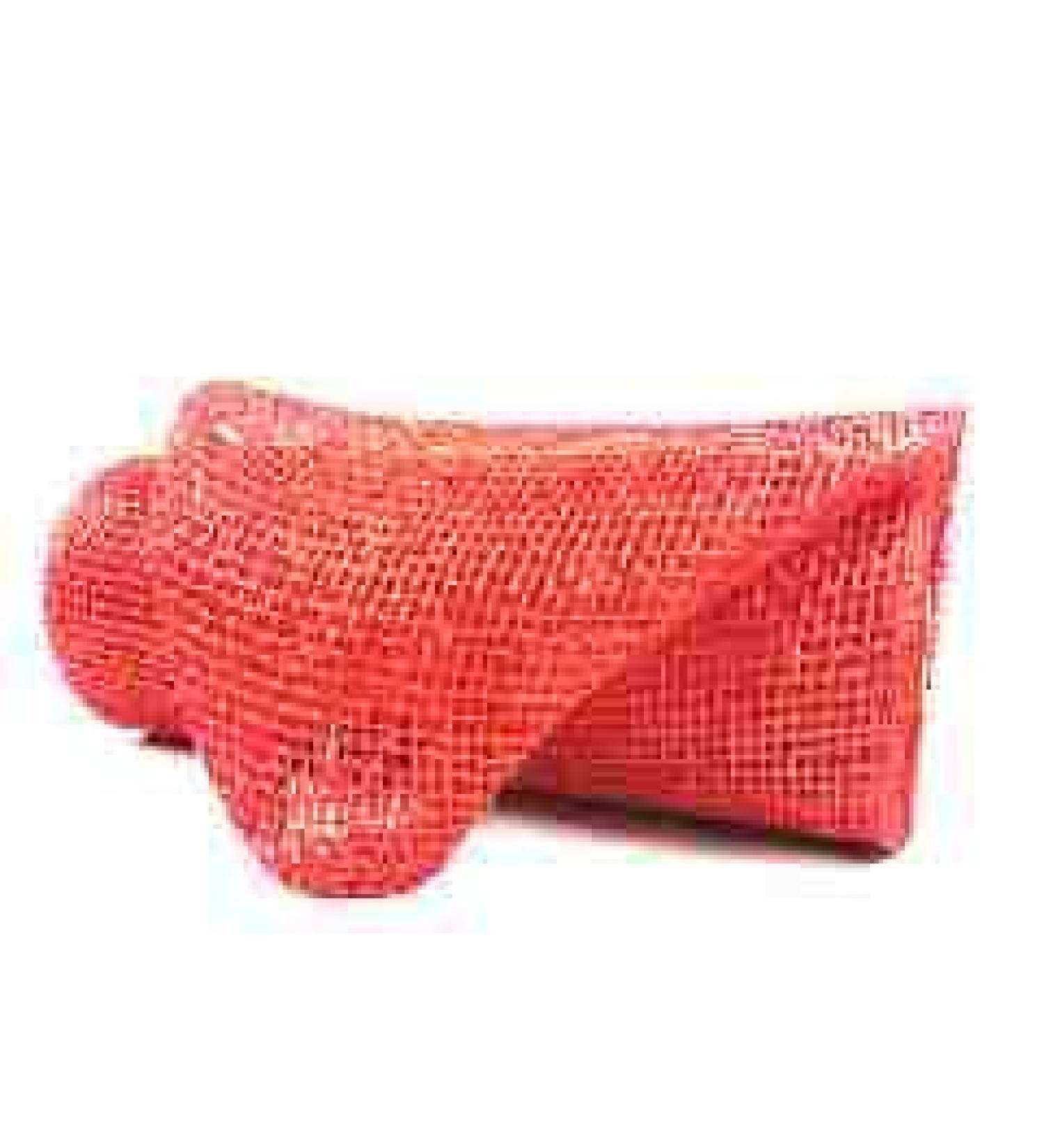 Poly Burlap Deco Mesh  10 x 10 Yards (Red)