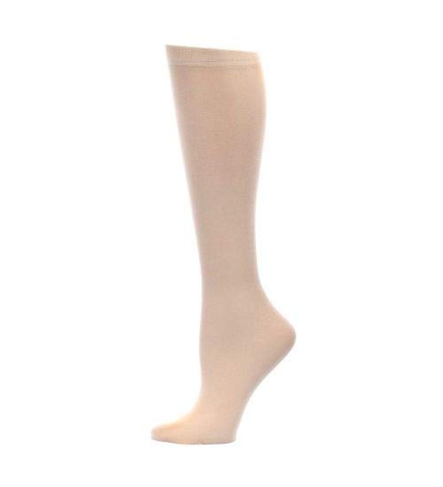 Red Moby Celeste-Stein-CMPSQ-SKN Womens 8-15 mmHg Compression Sock - Queen - Skin Solid