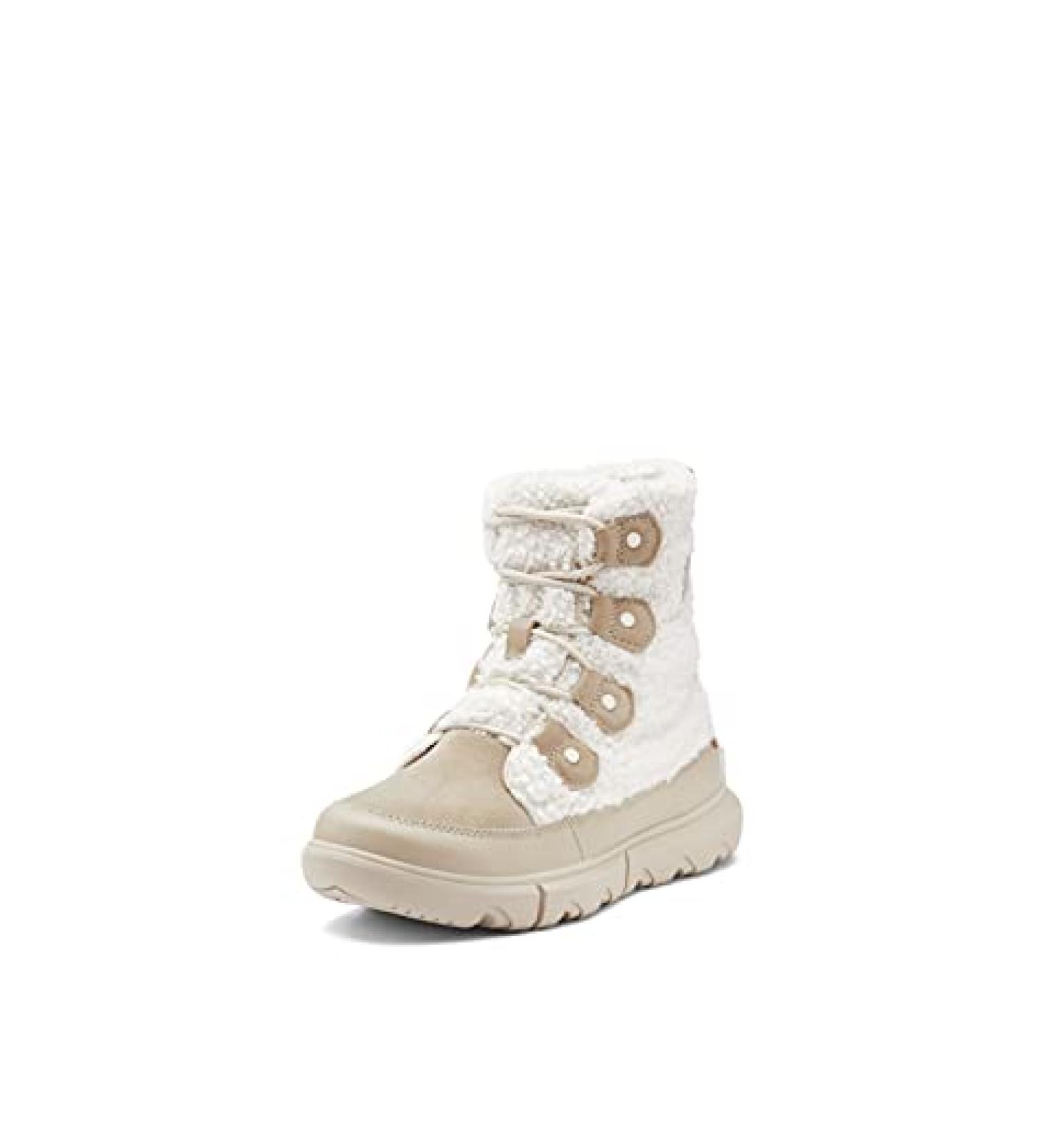 Sorel Women's Explorer II Joan Cozy Boot 7.5 - Ancient Fossil/Sea Salt - Buy Online on GoSupps.com
