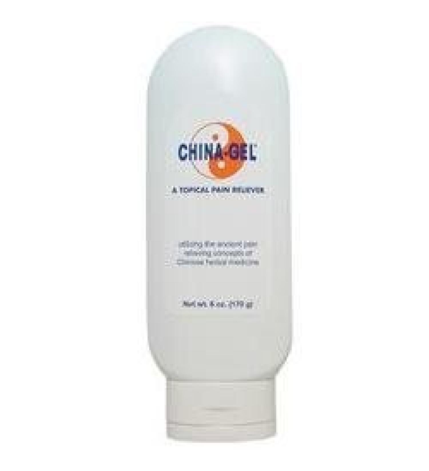 China-Gel Topical Pain Reliever 6 Oz Tube China-Gel is a Natural Unique Herbal Formula of Time Proven Ingredients Developed and Clinically Tested in a Leading Acupuncture - Pain Control Clinic