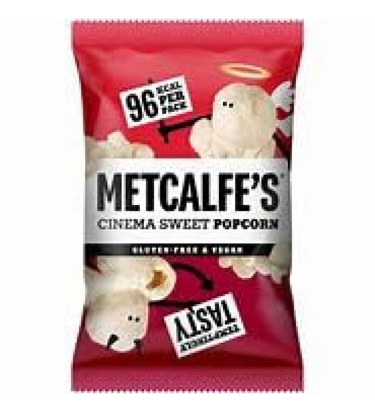 Metcalfes Cinema Sweet Popcorn 24x20g