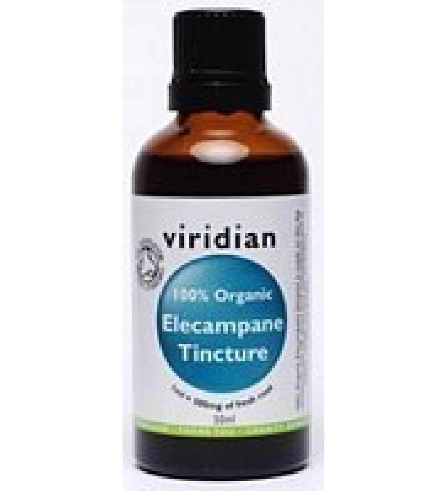 Viridian -100% Organic Elecampane Tincture 50ml