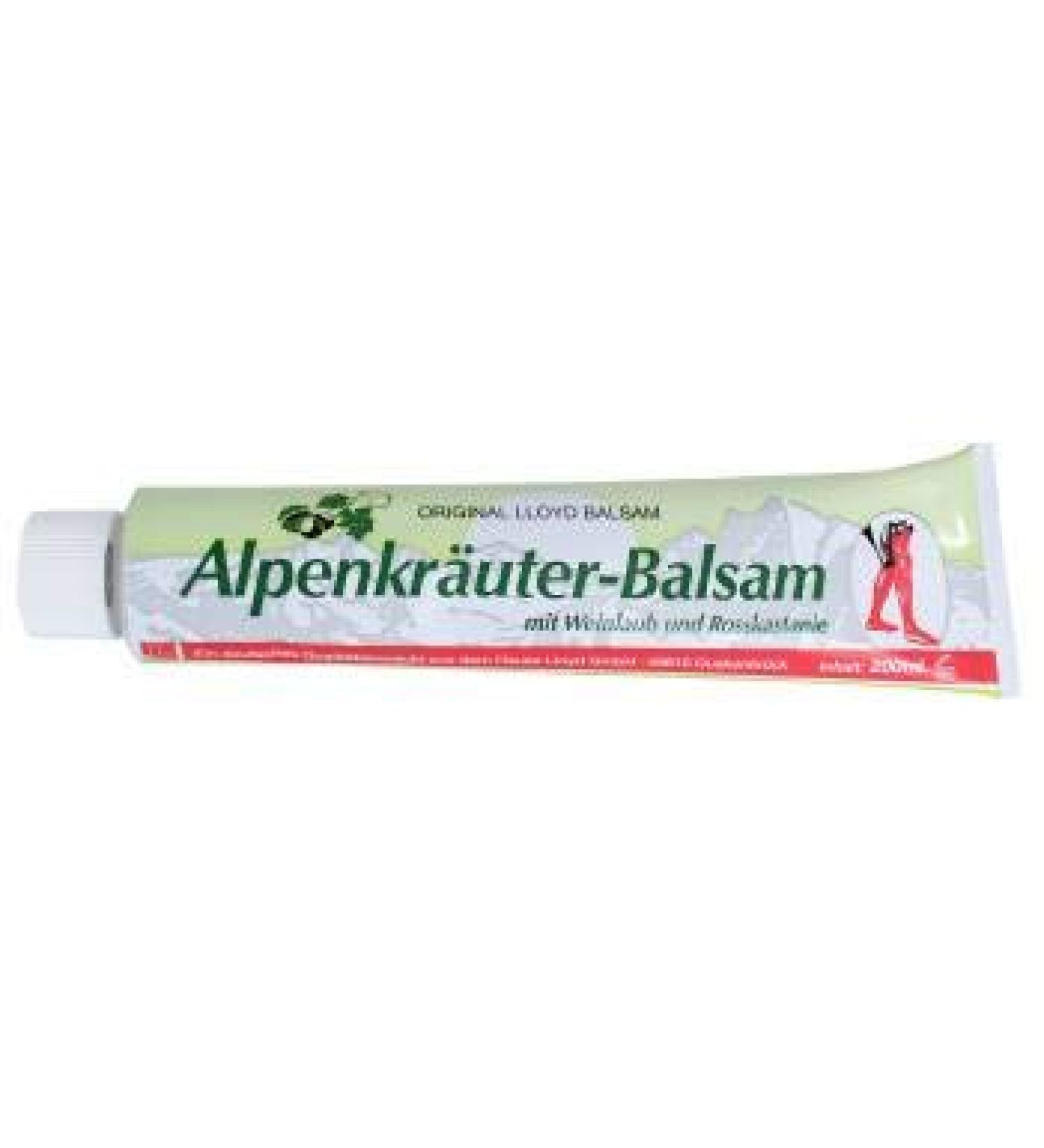 Alpine herbal balm with vine leaves and horse chestnut (200 ml)