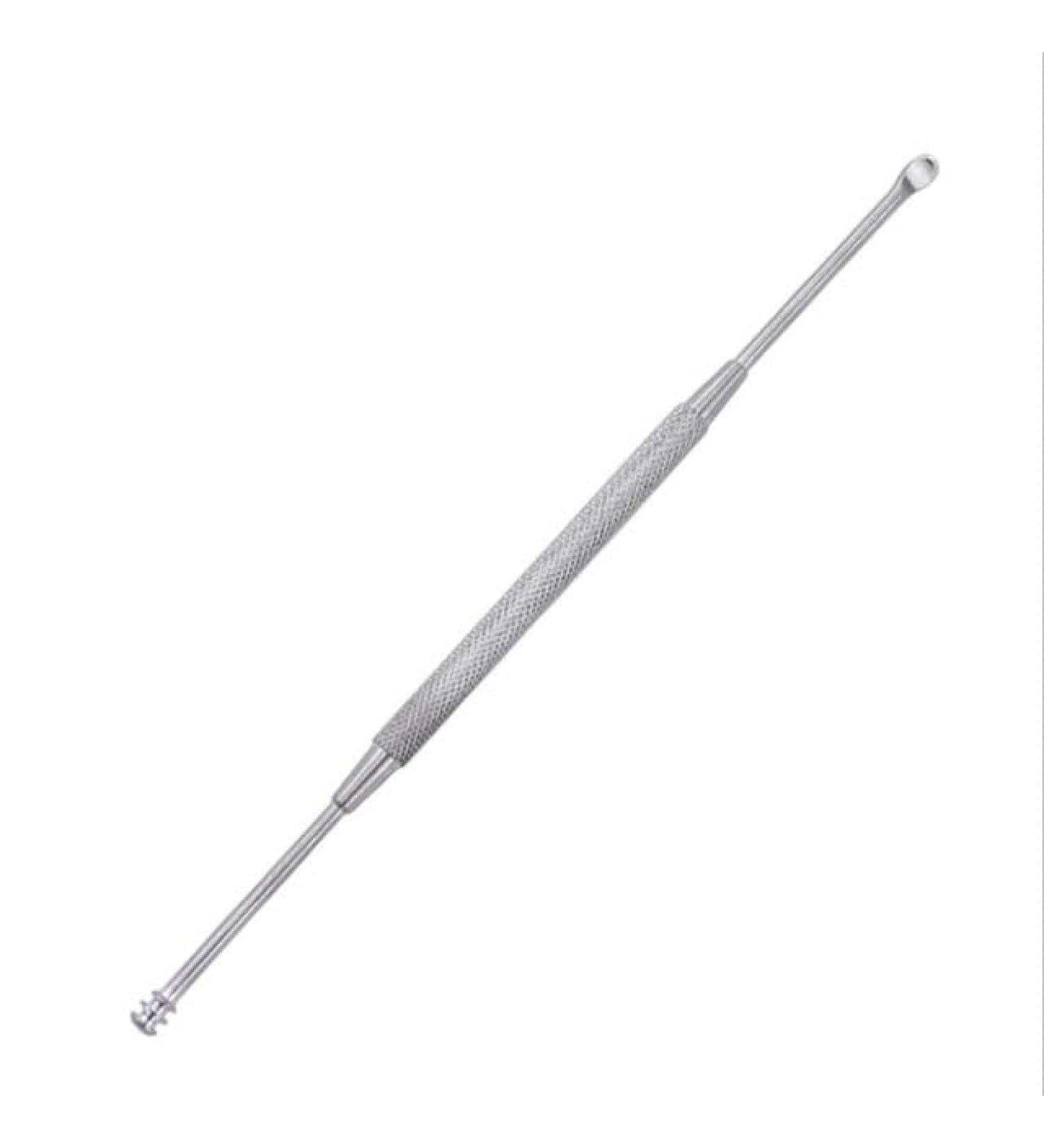 Stainless Steel Spiral Ear Pick Spoon - Ear Wax Removal Tool - Multi-function Portable - Color 1pc - Buy Online on GoSupps.com