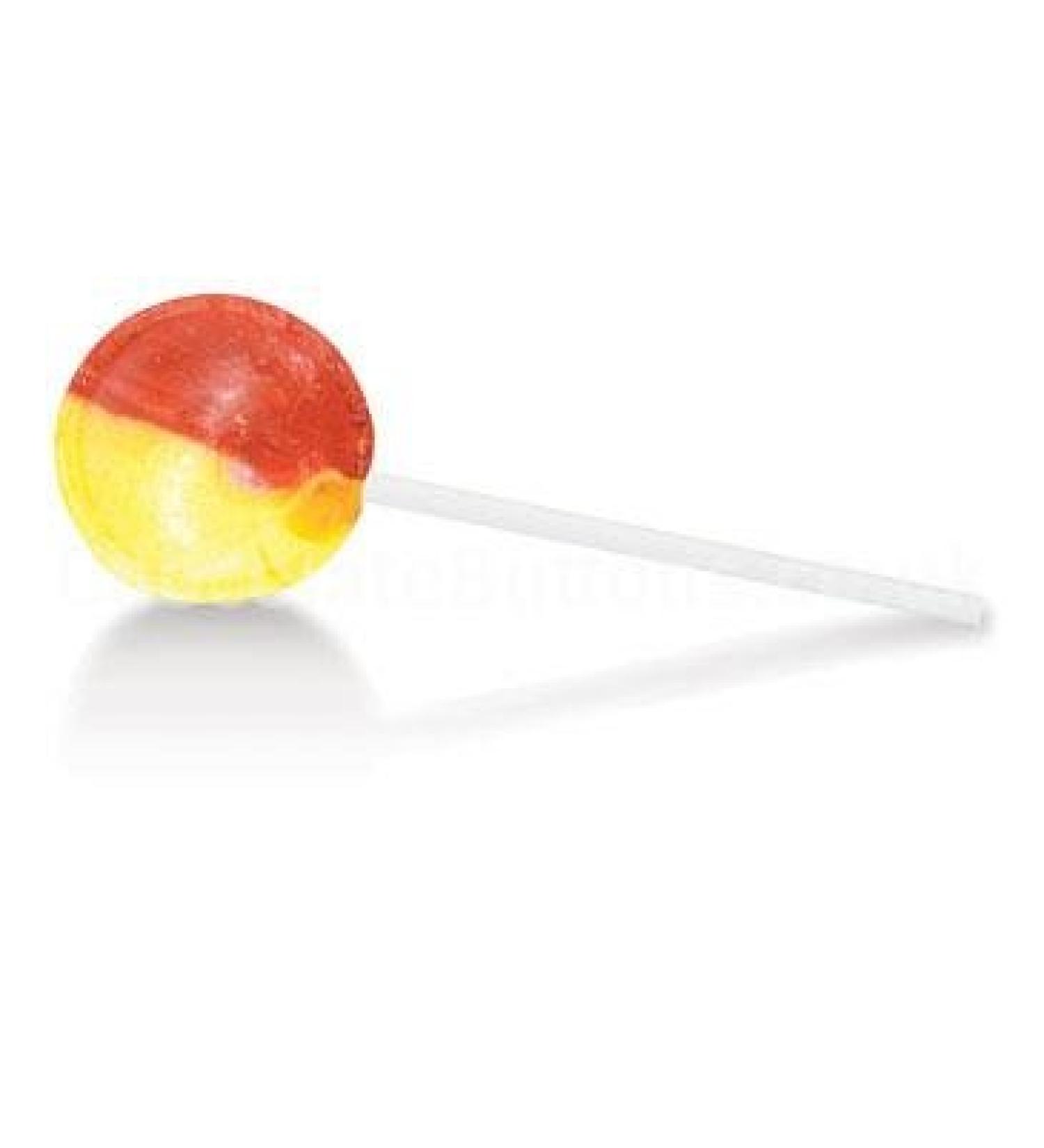Joseph Dobson Rhubarb & Custard Lollies (unwrapped) (jar of 90)